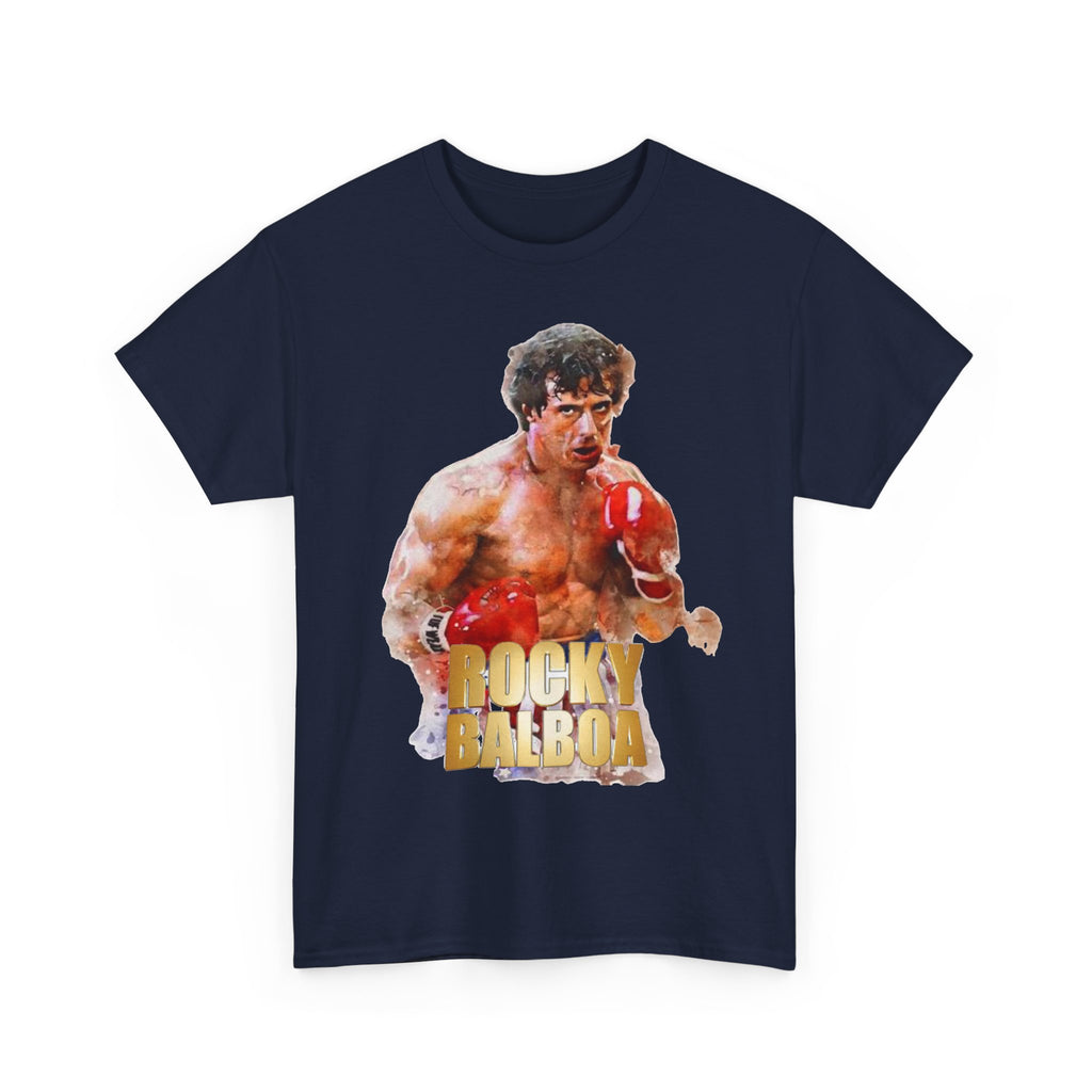 Boxing Rocky Balboa Graphic Tee – Retro Fighter Movie Shirt
