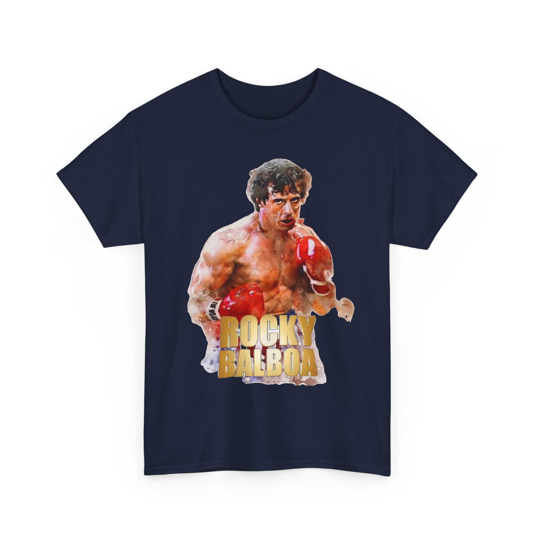 Boxing Rocky Balboa Graphic Tee – Retro Fighter Movie Shirt