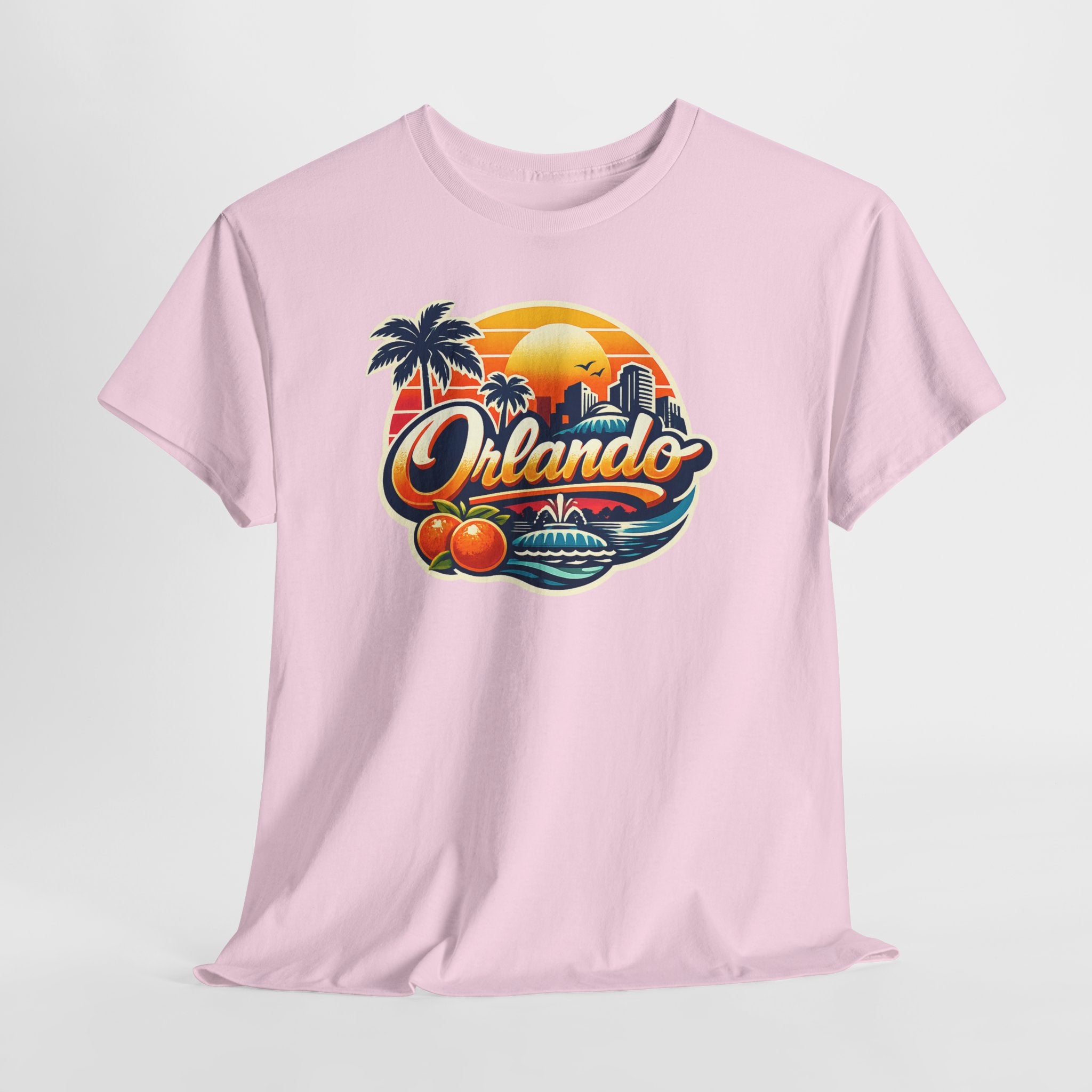 Orlando Retro Sunset T-Shirt — Vintage Florida Vacation Tee
