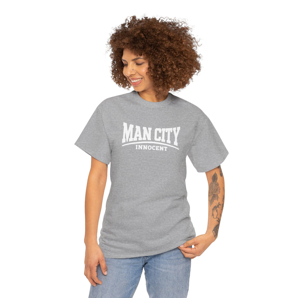 Man City Innocent Cotton T-Shirt / Tee - Vintage Sports Fan Shirt