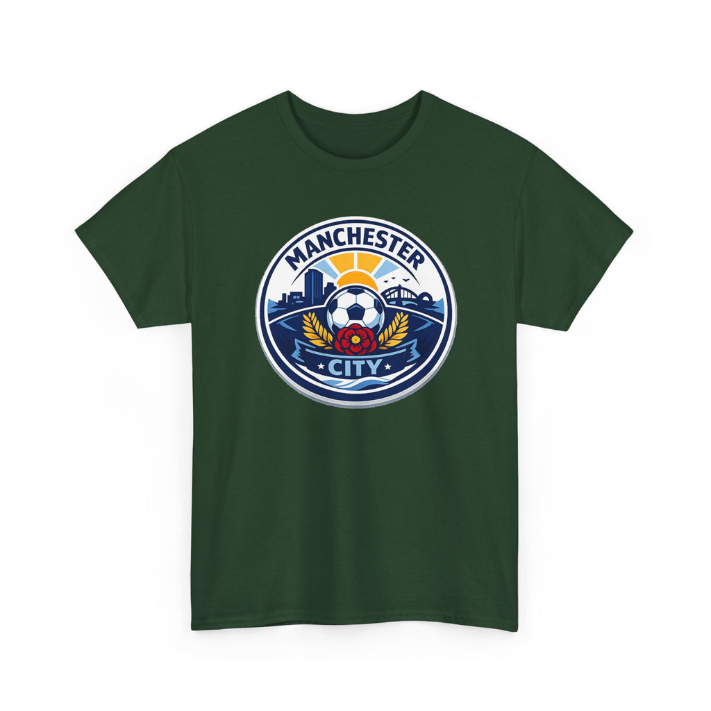 Manchester City Unofficial Soccer Logo T-Shirt — Football Fan Tee