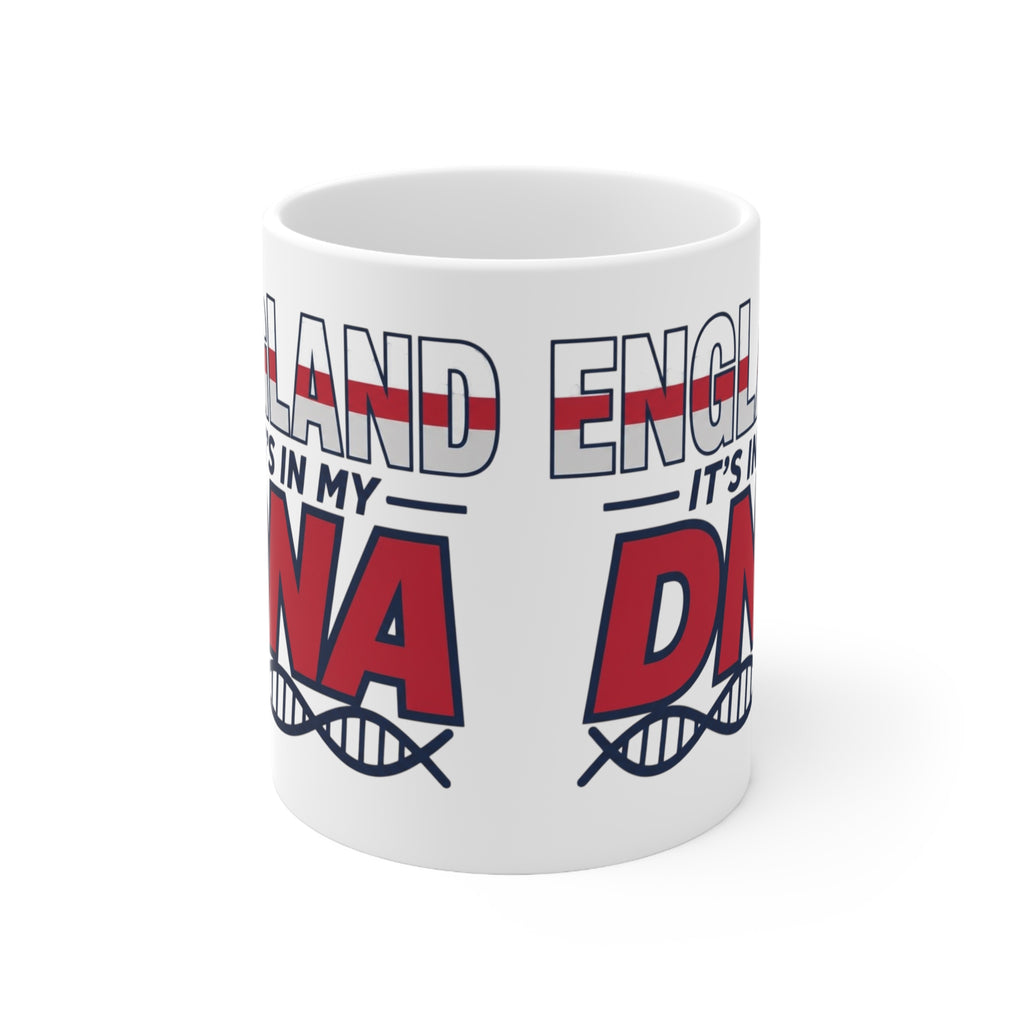 England It's In My DNA Ceramic Coffee Mug — 11oz & 15oz