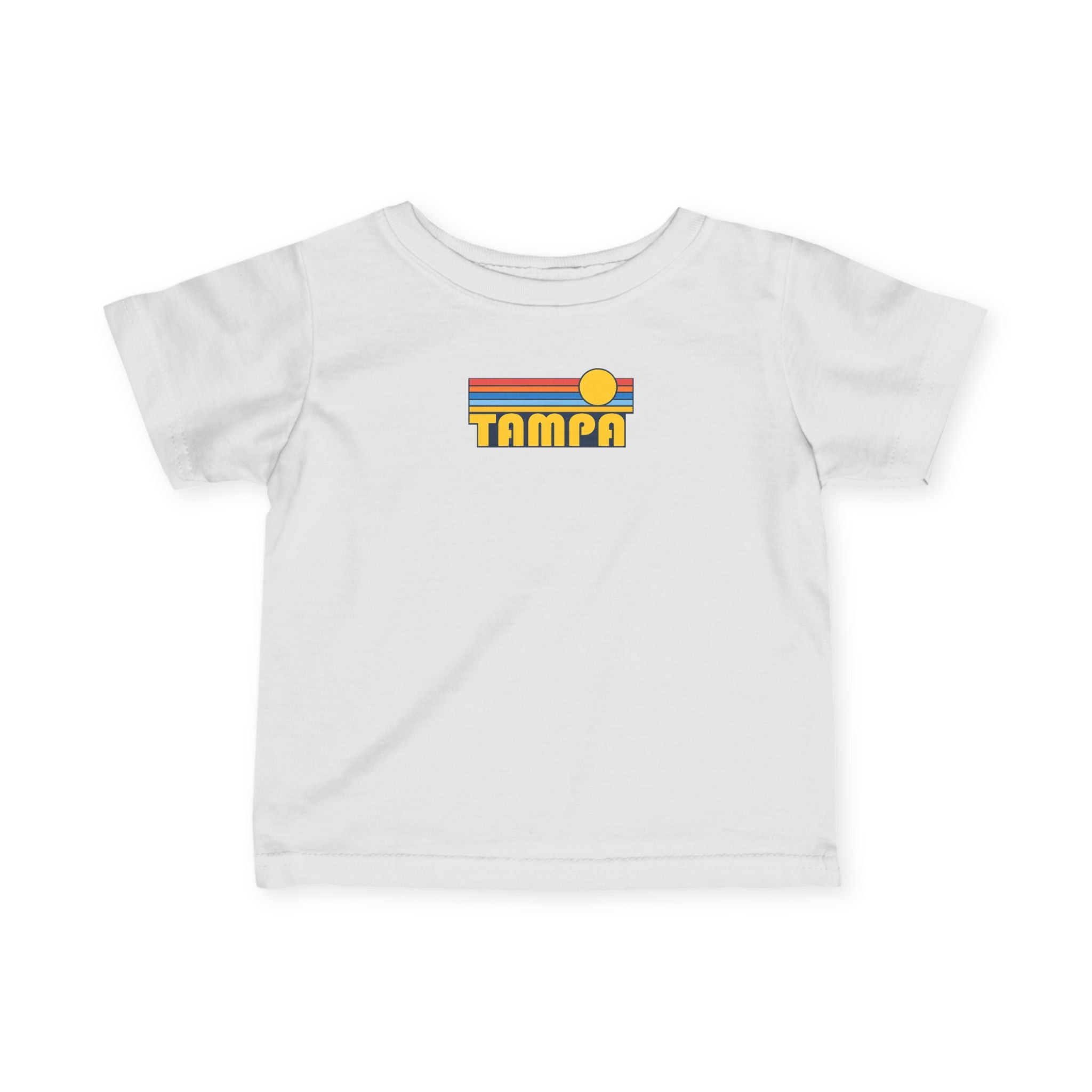 Tampa Infant Tee — Retro Sunset Logo Baby Shirt