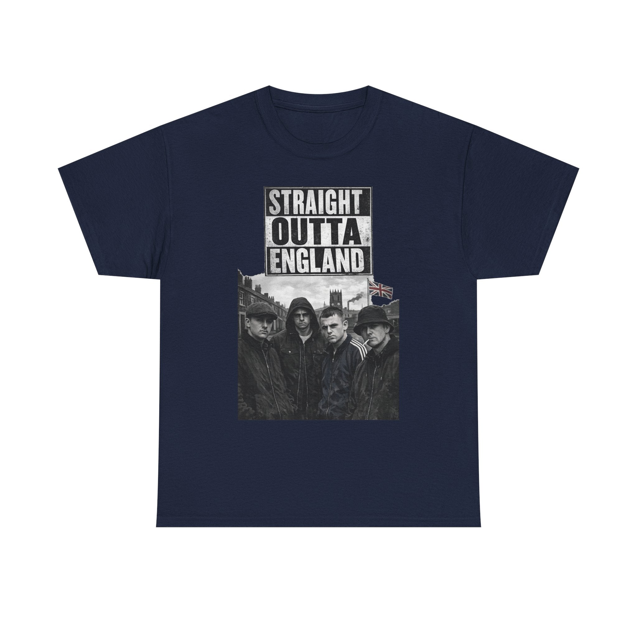 Straight Outta England T-Shirt — Retro Band Photo Tee