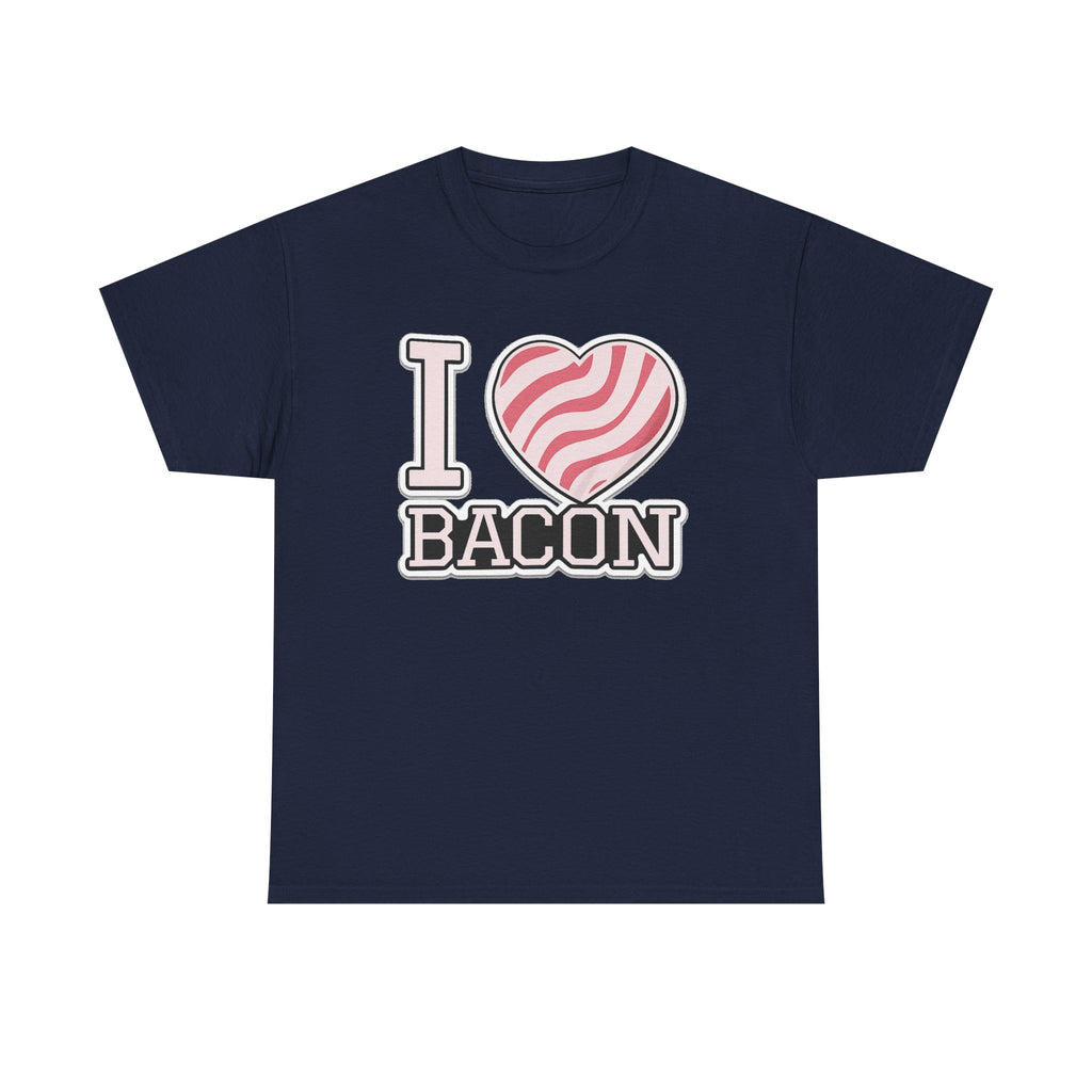 I Heart Bacon T-Shirt — Funny Novelty Bacon Lover Tee