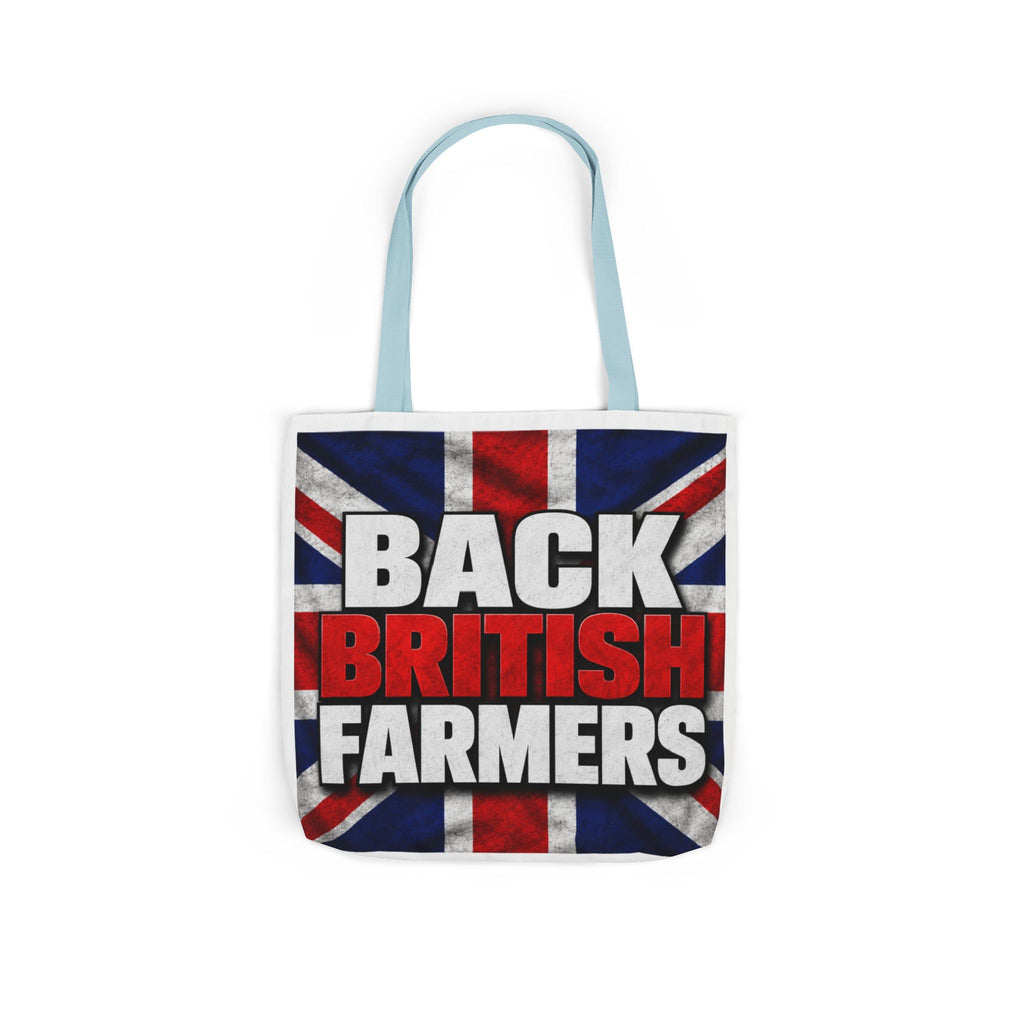 Back British Farmers Canvas Tote Bag — Union Jack Farming Support Tote