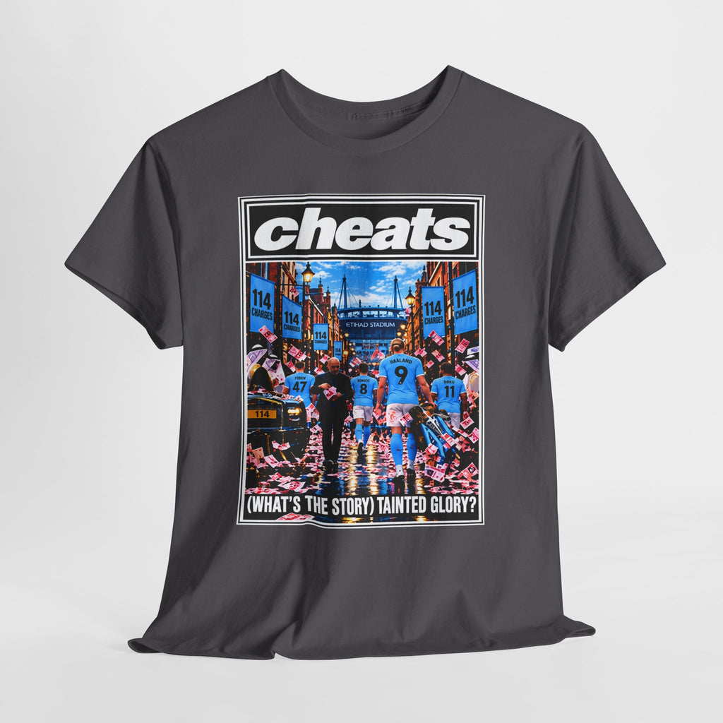 Cheats “What’s the Story? Tainted Glory?” Sports Graphic Cotton T-Shirt