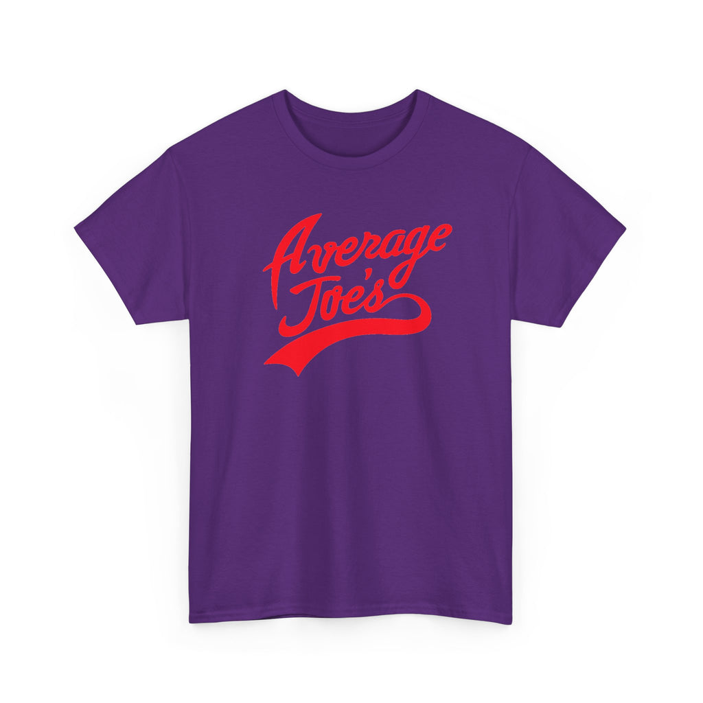 Average Joe's Graphic Tee — Retro Script White T-Shirt