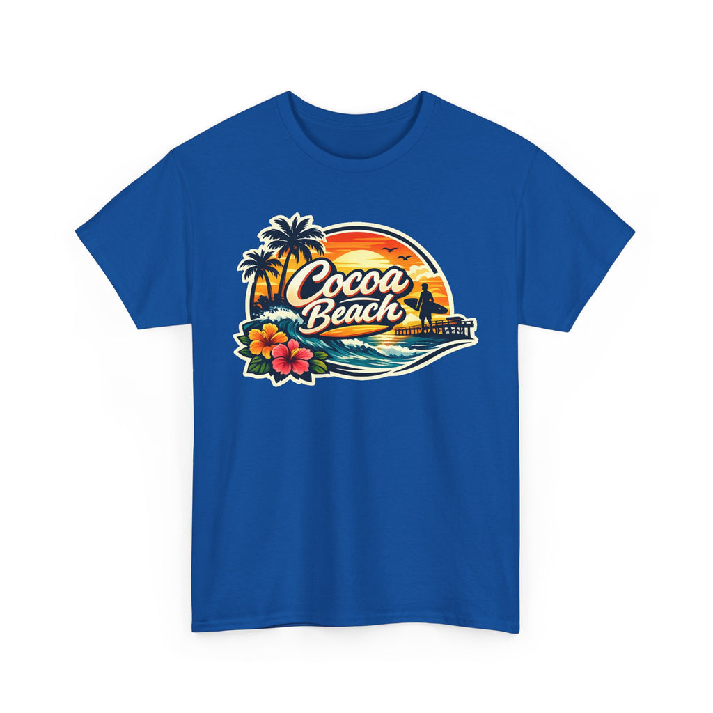 Cocoa Beach Vintage Sunset T-Shirt