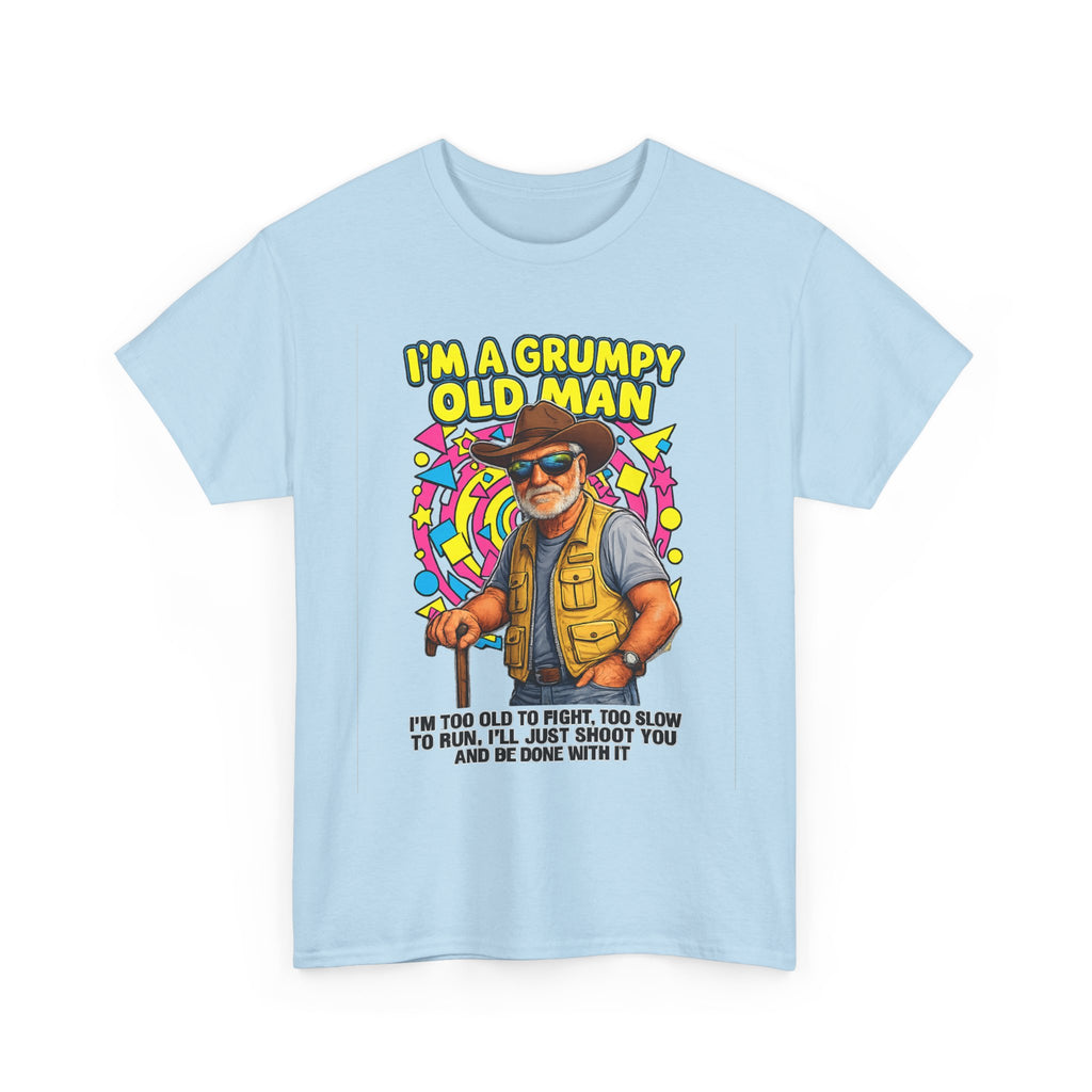 I'm A Grumpy Old Man T-Shirt – Funny Senior Fishing Graphic Tee