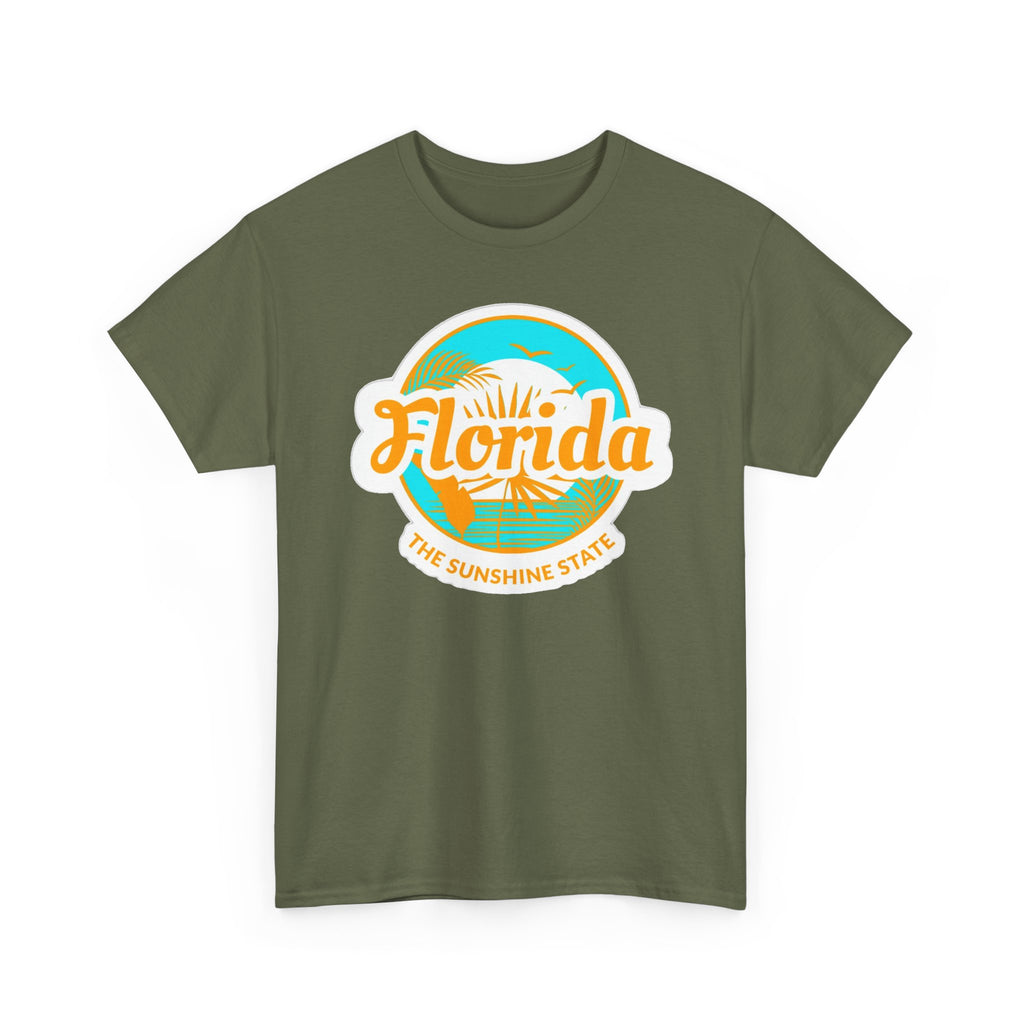 Florida Sunshine State T‑Shirt – Retro Beach Logo Tee