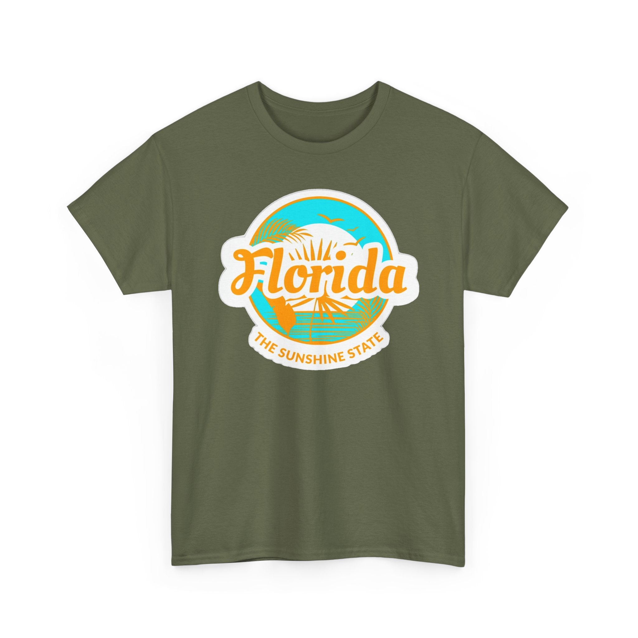 Florida Sunshine State T‑Shirt – Retro Beach Logo Tee