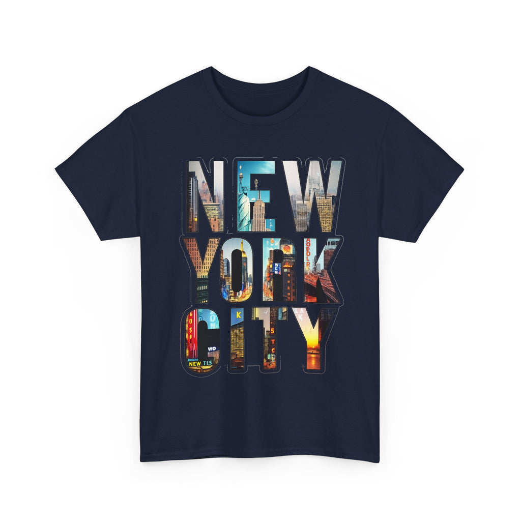 New York City Photo-Block Tee — Vintage Skyline Graphic T-Shirt