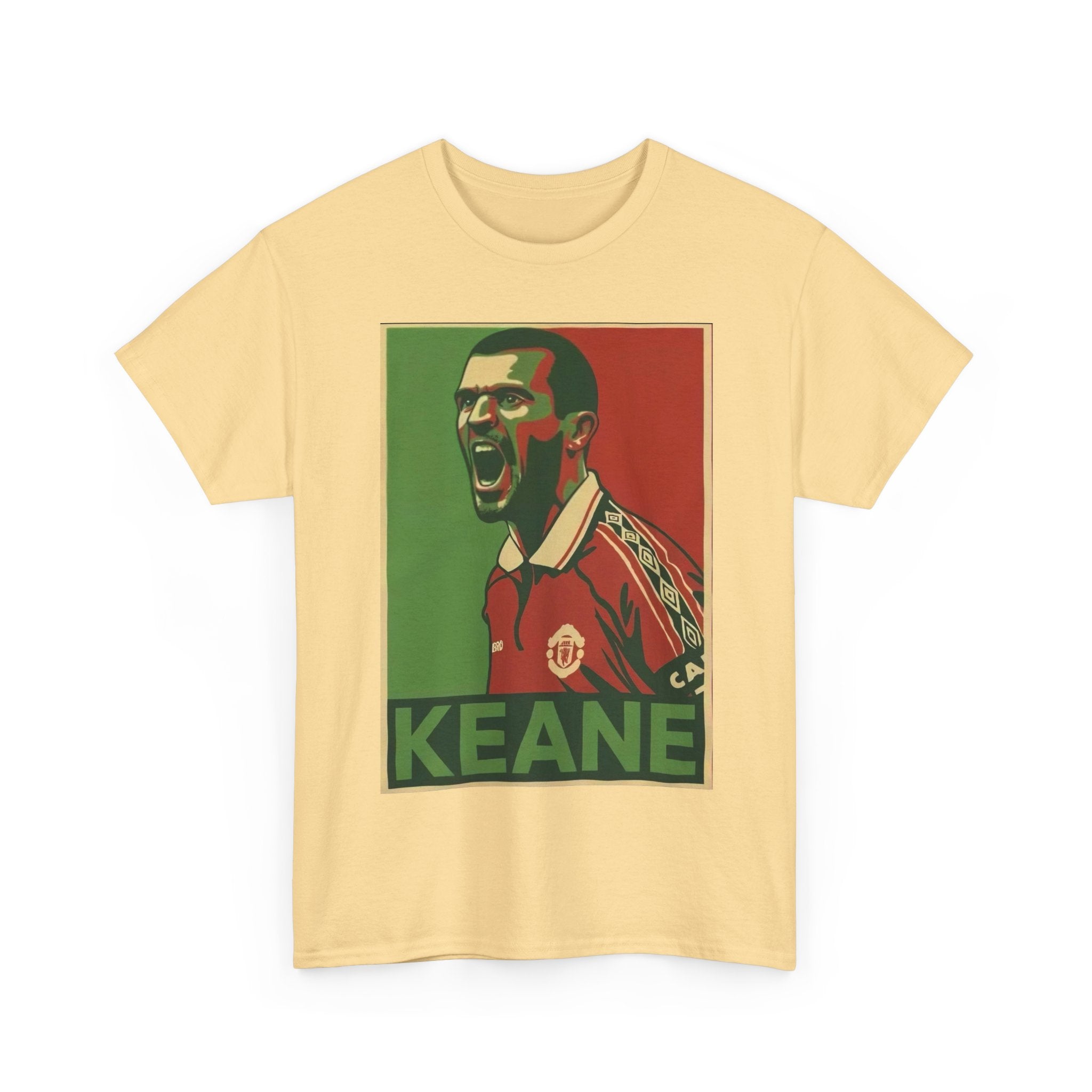 Roy Keane Manchester United Legend Retro Football Tee