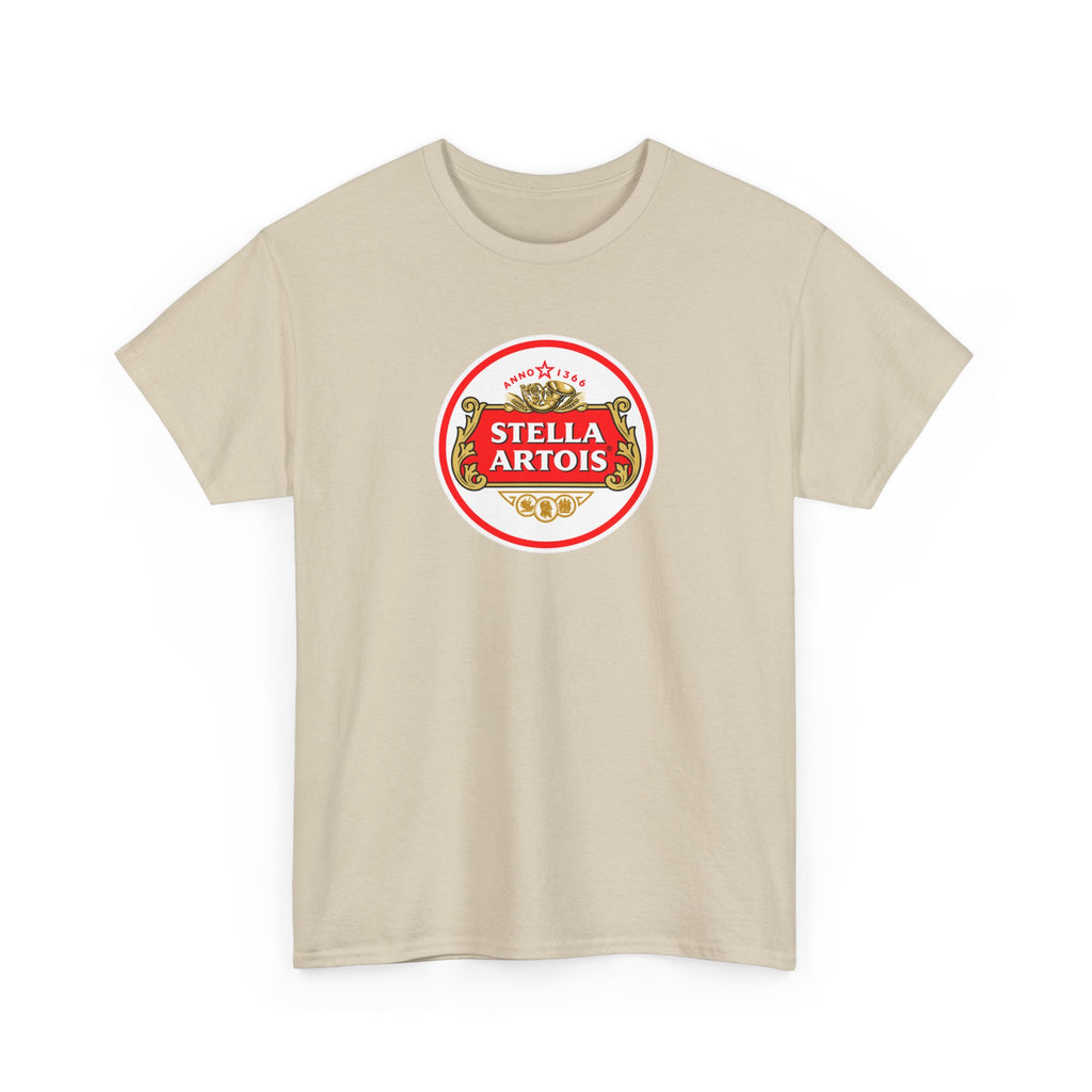 Beer Logo T-Shirt — Stella Artois Inspired Vintage Crest Tee