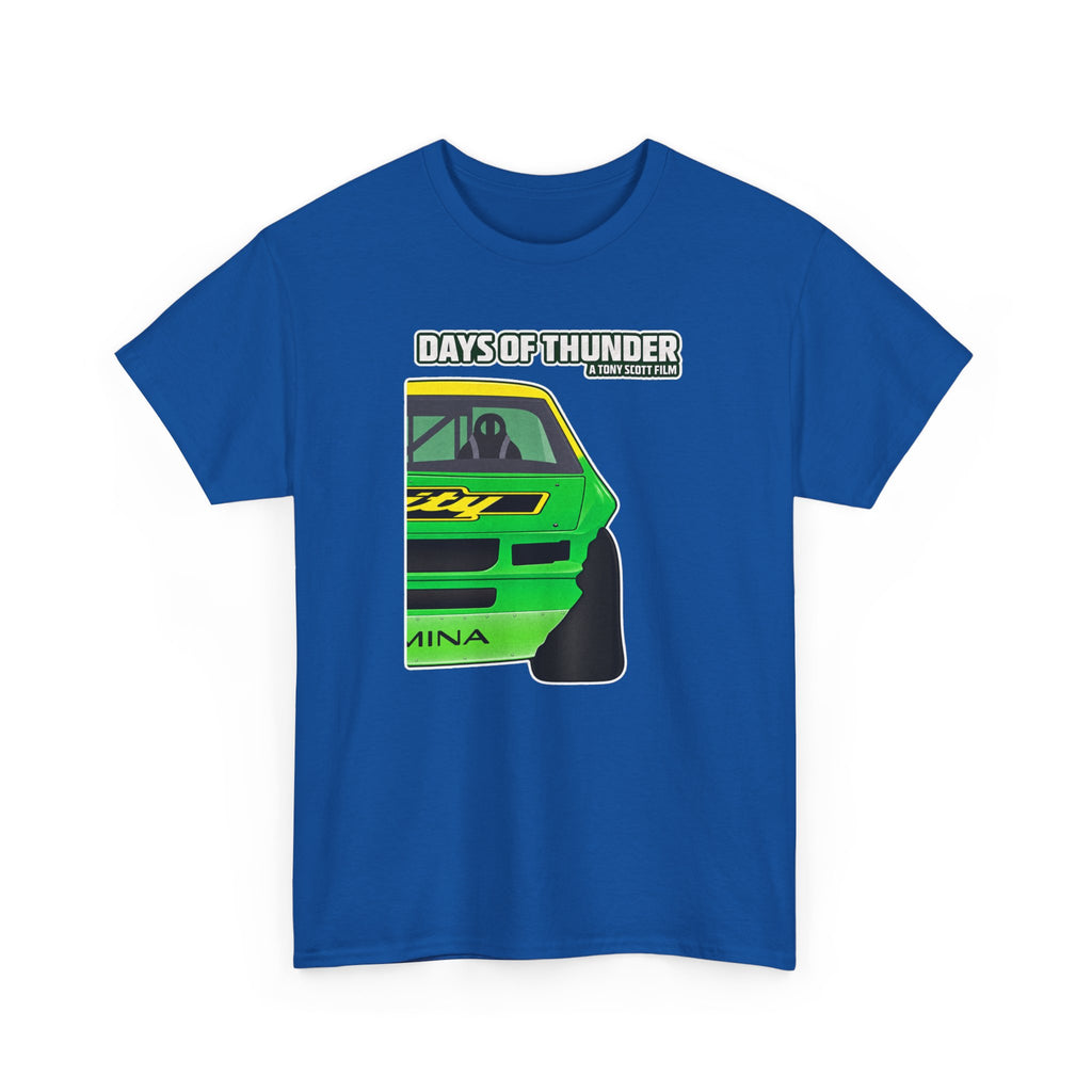Days of Thunder Racing Car T‑Shirt — Retro Green Muscle Car Tee