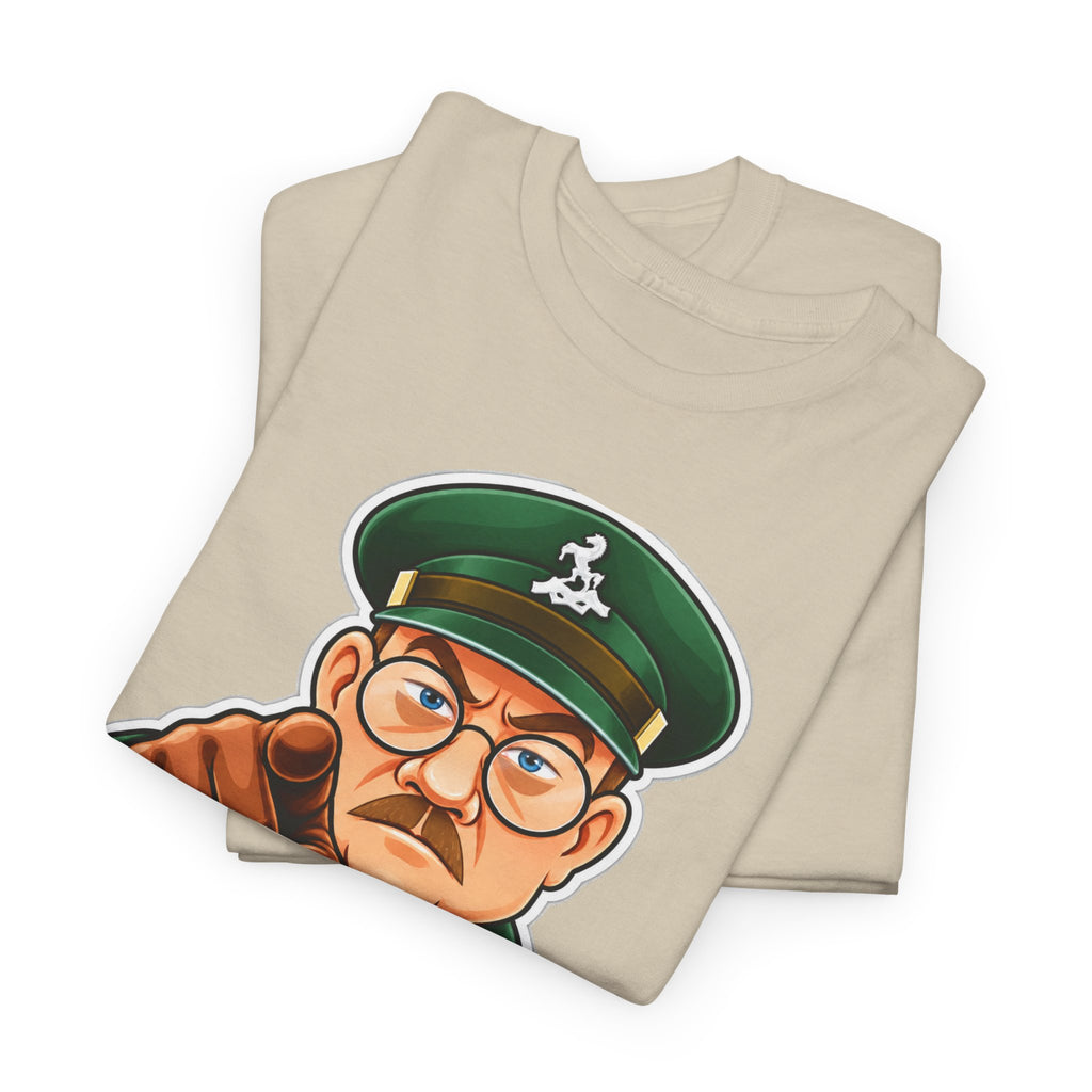 Don’t Tell Him Pike T-Shirt — Vintage Military Sergeant Pointing Graphic Tee