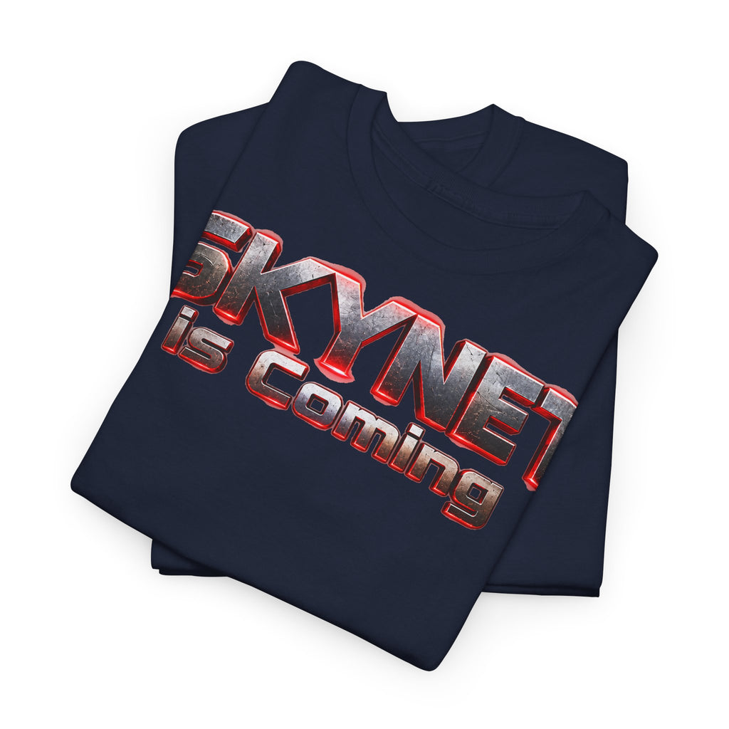 Skynet Is Coming T‑Shirt — 'AI Will Destroy the World' Apocalyptic Graphic Tee