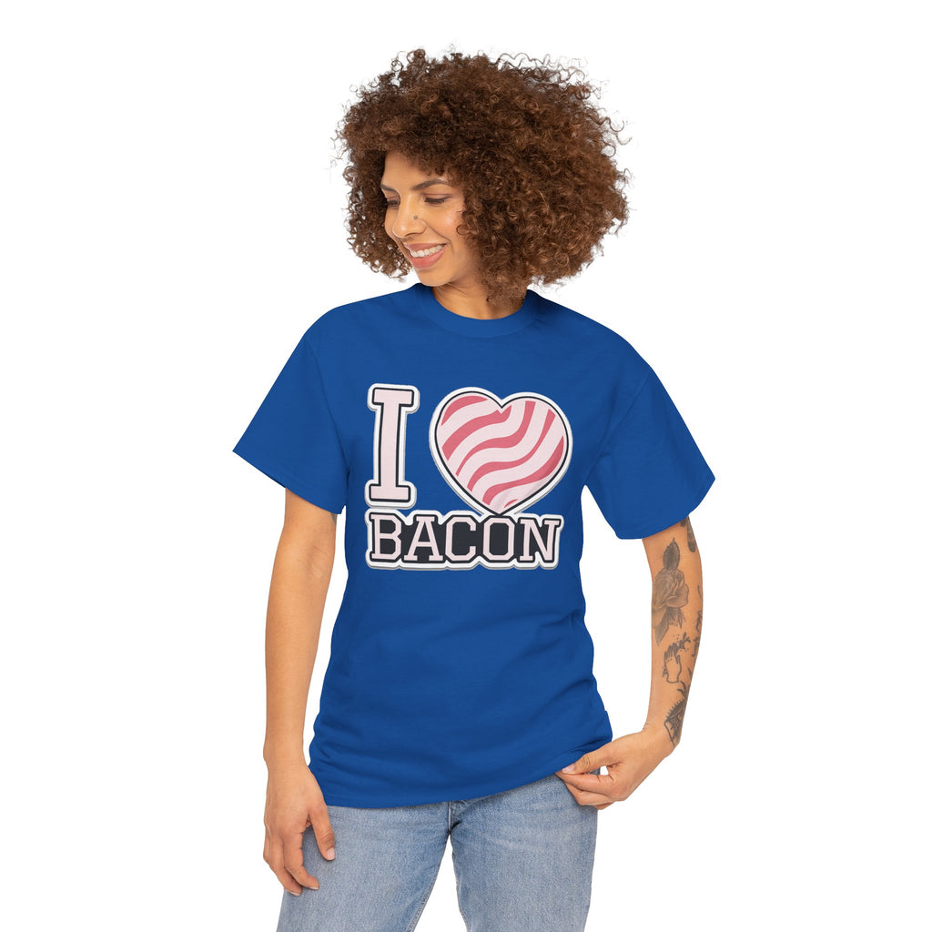 I Heart Bacon T-Shirt — Funny Novelty Bacon Lover Tee