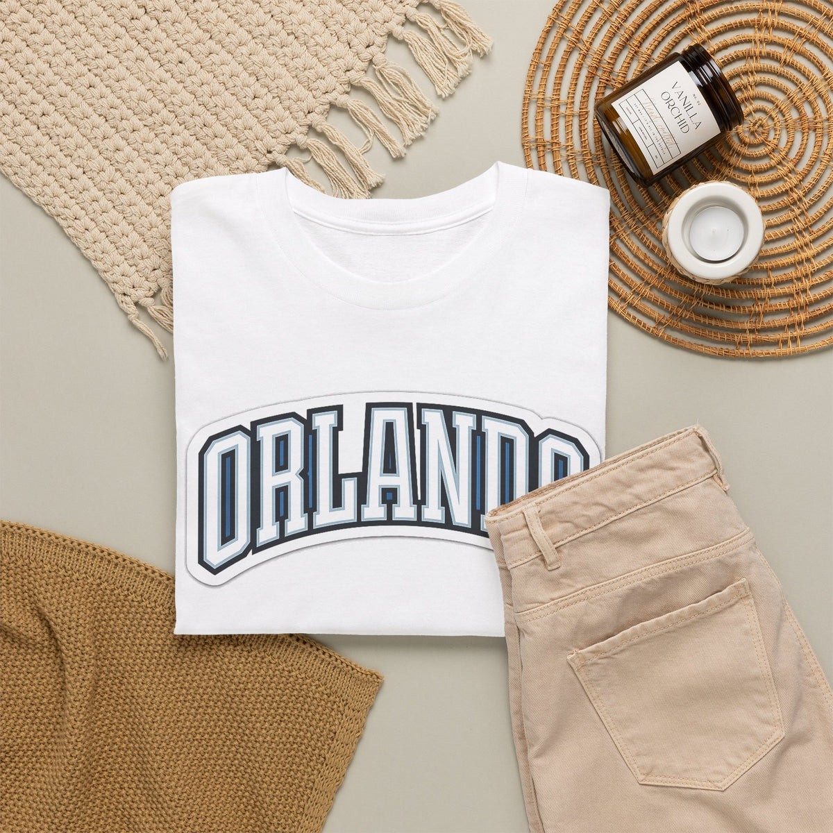 Orlando Arch Tee — City Vintage Style T‑Shirt