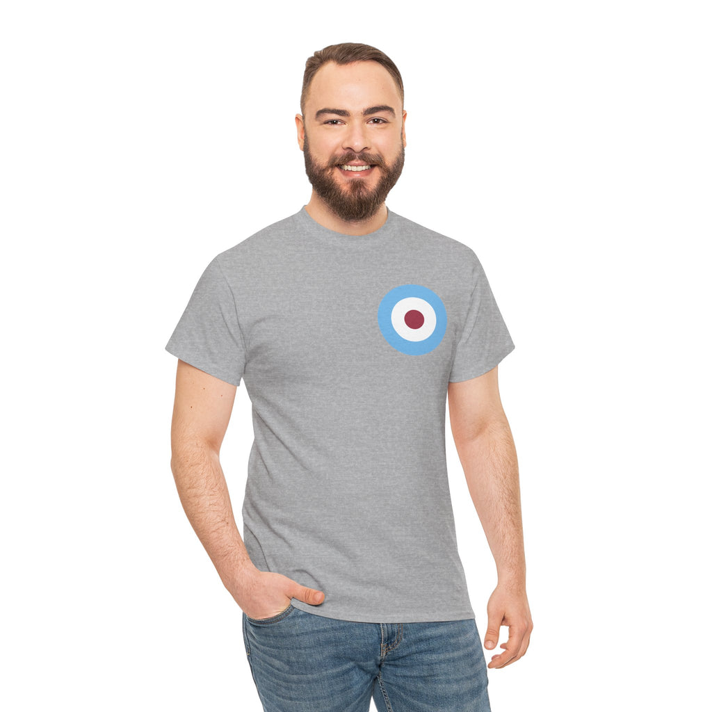 Manchester City Inspired Target Roundel Cotton T-Shirt