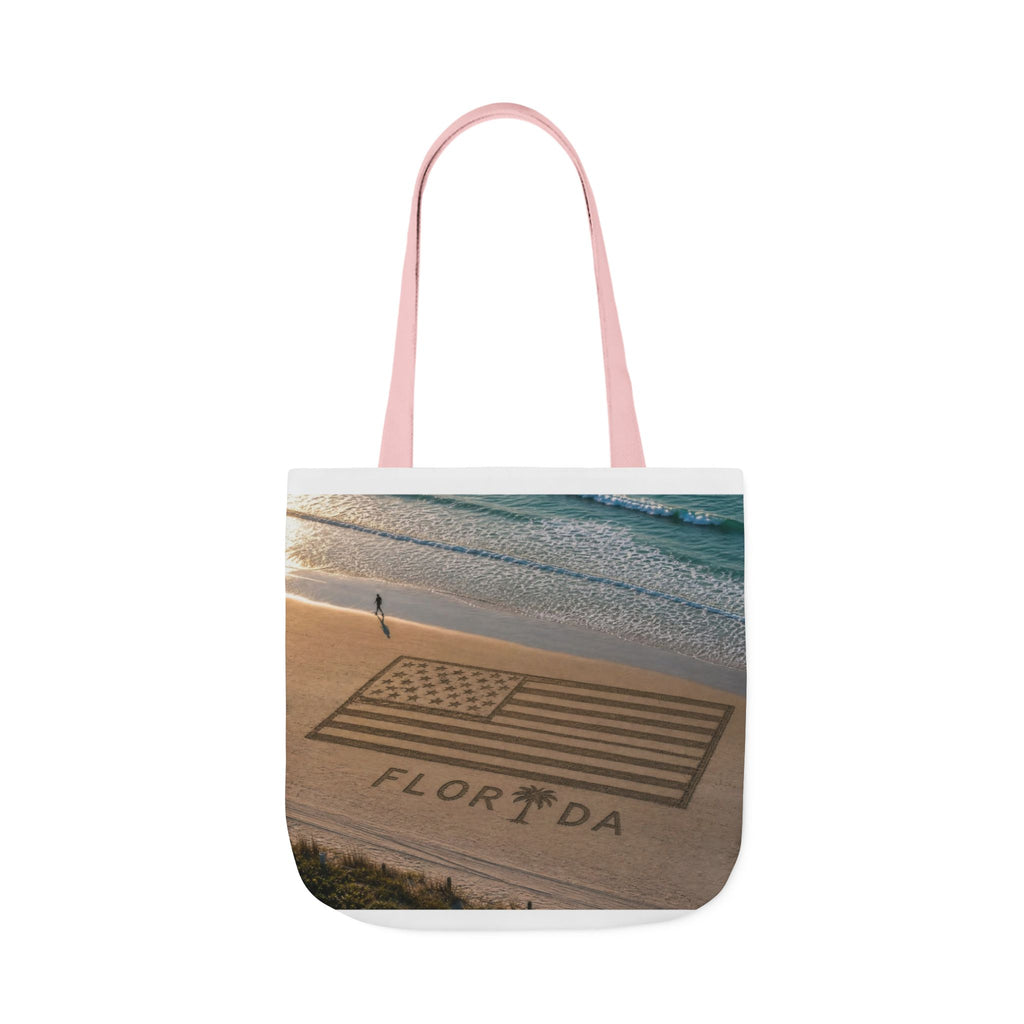 Florida Canvas Tote Bag, 5-Color Straps