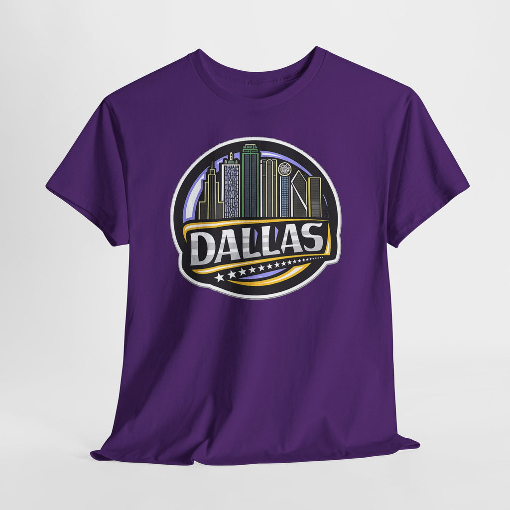 Dallas Skyline Tee — Vintage City Skyline Graphic T-Shirt