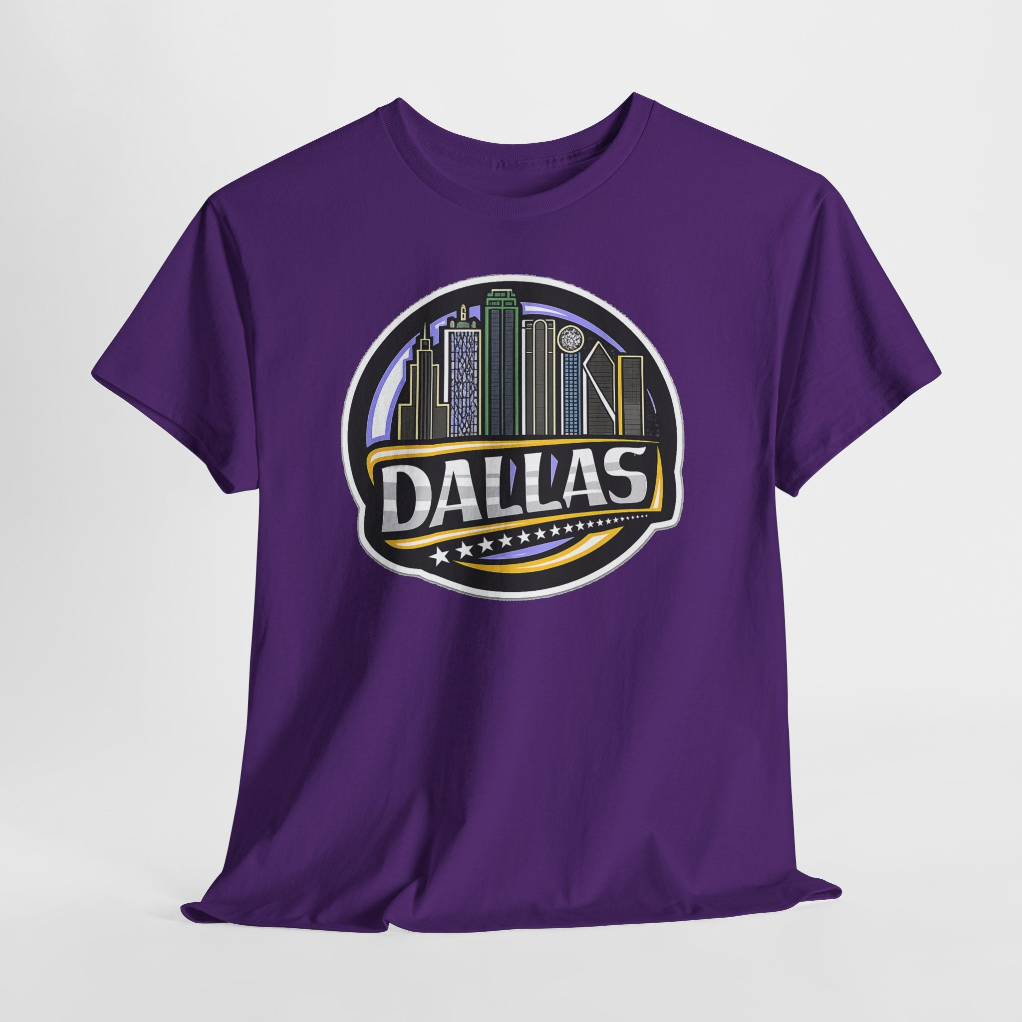 Dallas Skyline Tee — Vintage City Skyline Graphic T-Shirt