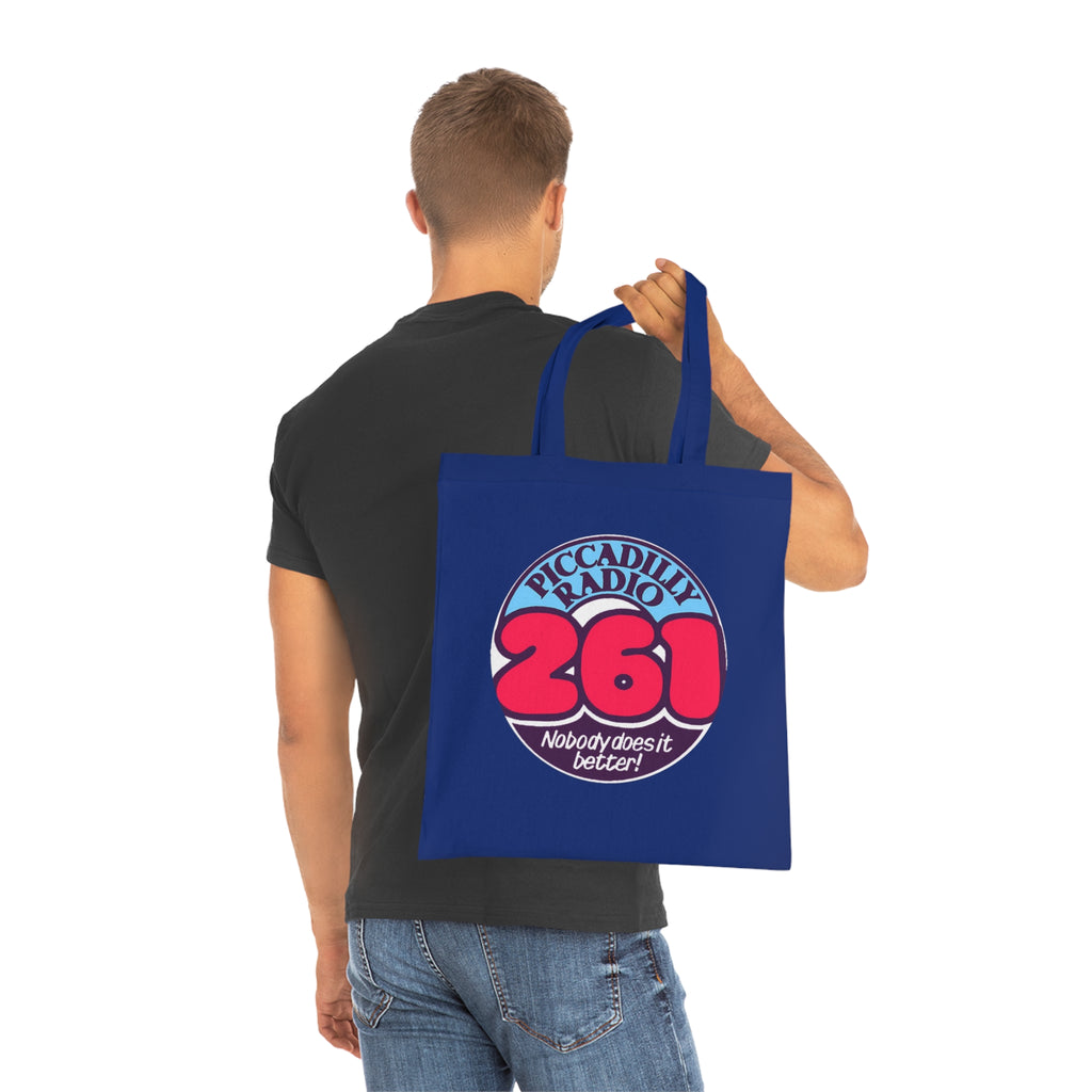 Piccadilly Radio 261 Retro Logo Tote Bag – 'Nobody Does It Better' Cotton Shopper