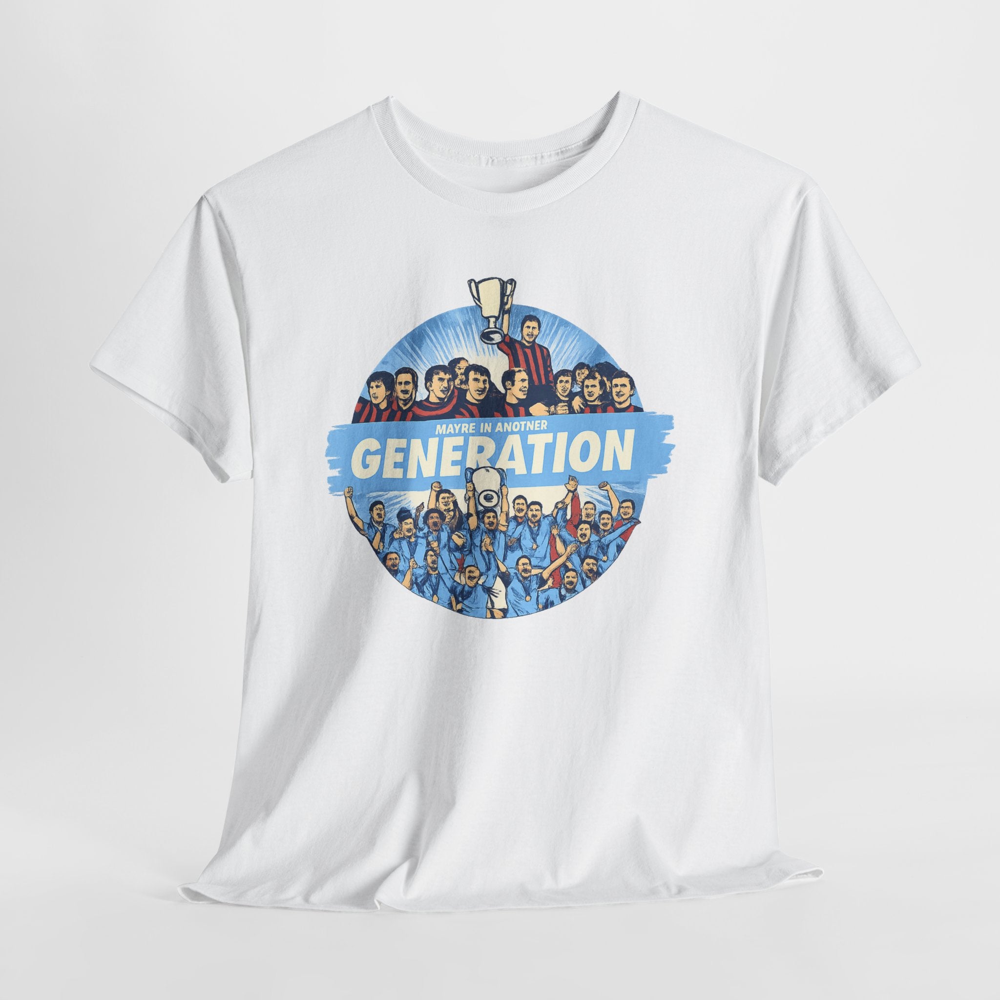Manchester City Maybe in Another Generation Champions T‑Shirt — Retro Team Fan Tee
