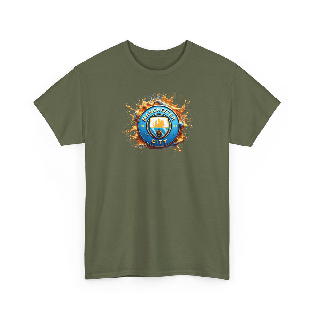 Manchester City T-Shirt – 'Eat. Sleep. City. Repeat.' Football Fan Tee