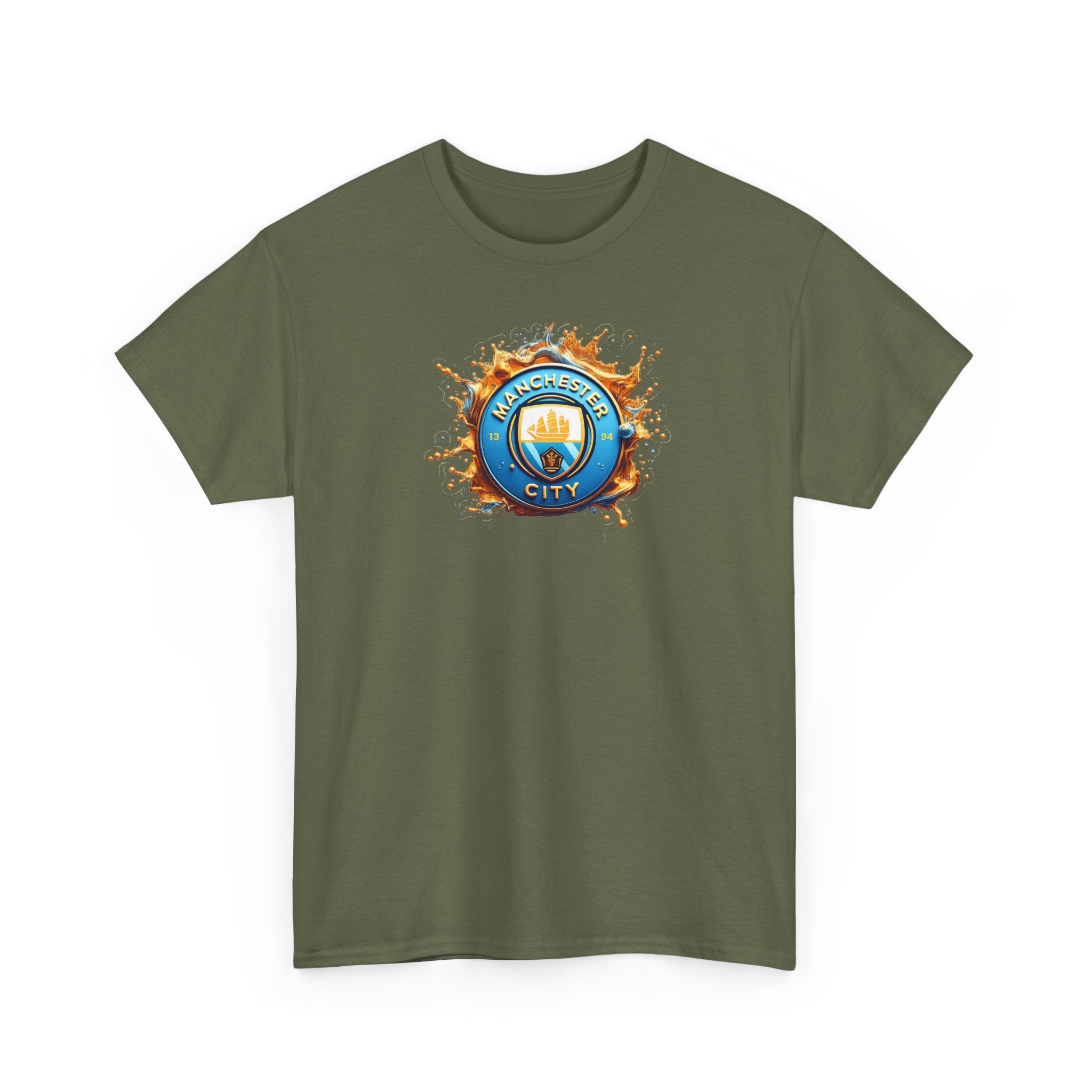 Manchester City T-Shirt – 'Eat. Sleep. City. Repeat.' Football Fan Tee