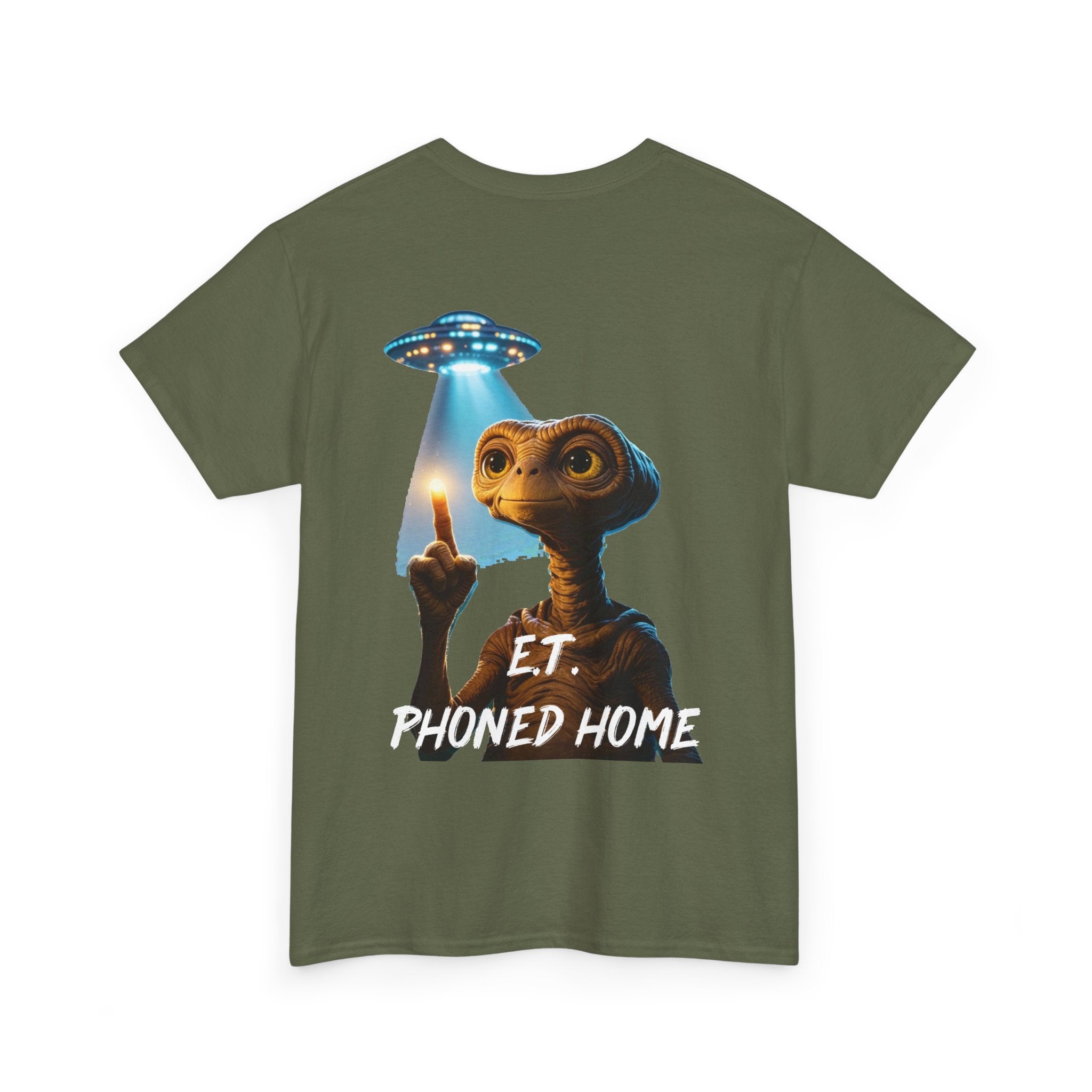 E.T. Phoned Home Tee — Retro Sci‑Fi Alien Graphic T-Shirt