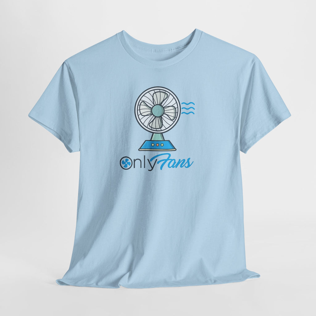 Only Fans Graphic Tee — Cute Fan Illustration Novelty T-Shirt