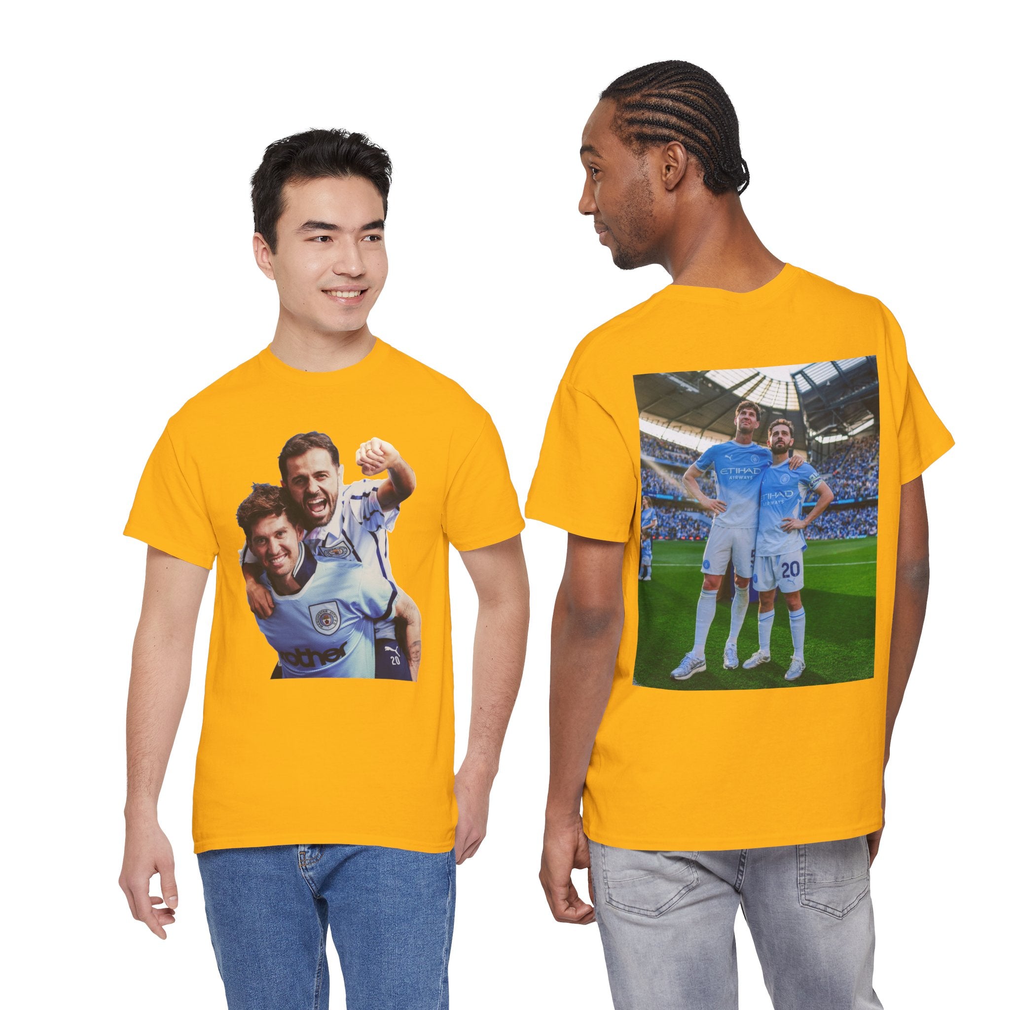 Bernardo Silva & John Stones Manchester City Legends T-Shirt