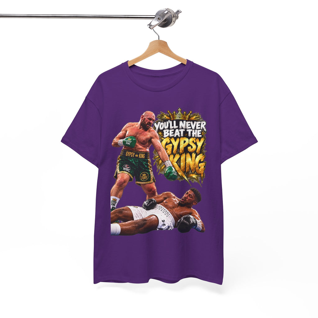 Boxing Graphic Tee – "You'll Never Beat the Gypsy King" Fight Shirt