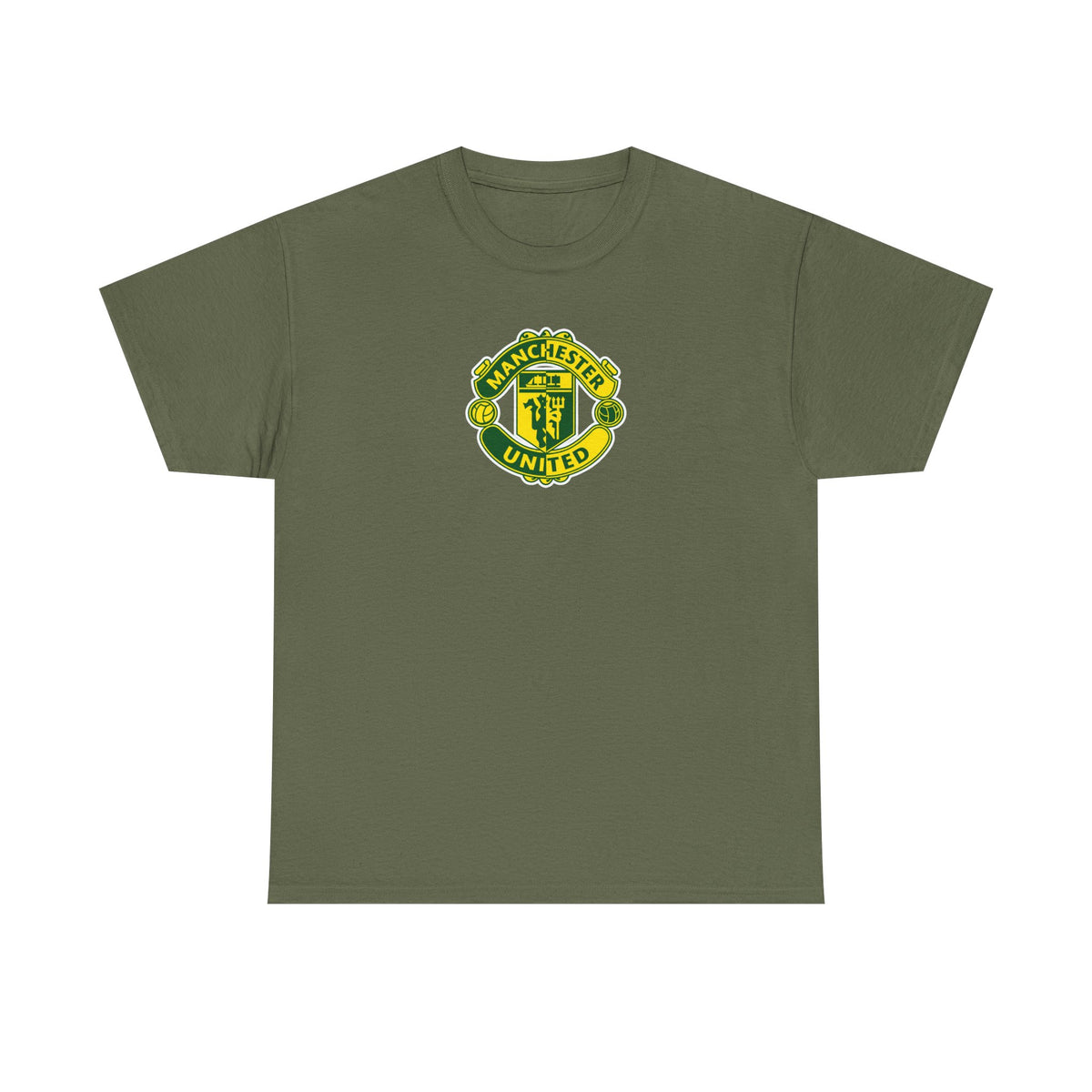 Manchester United Retro Crest Cotton T-Shirt