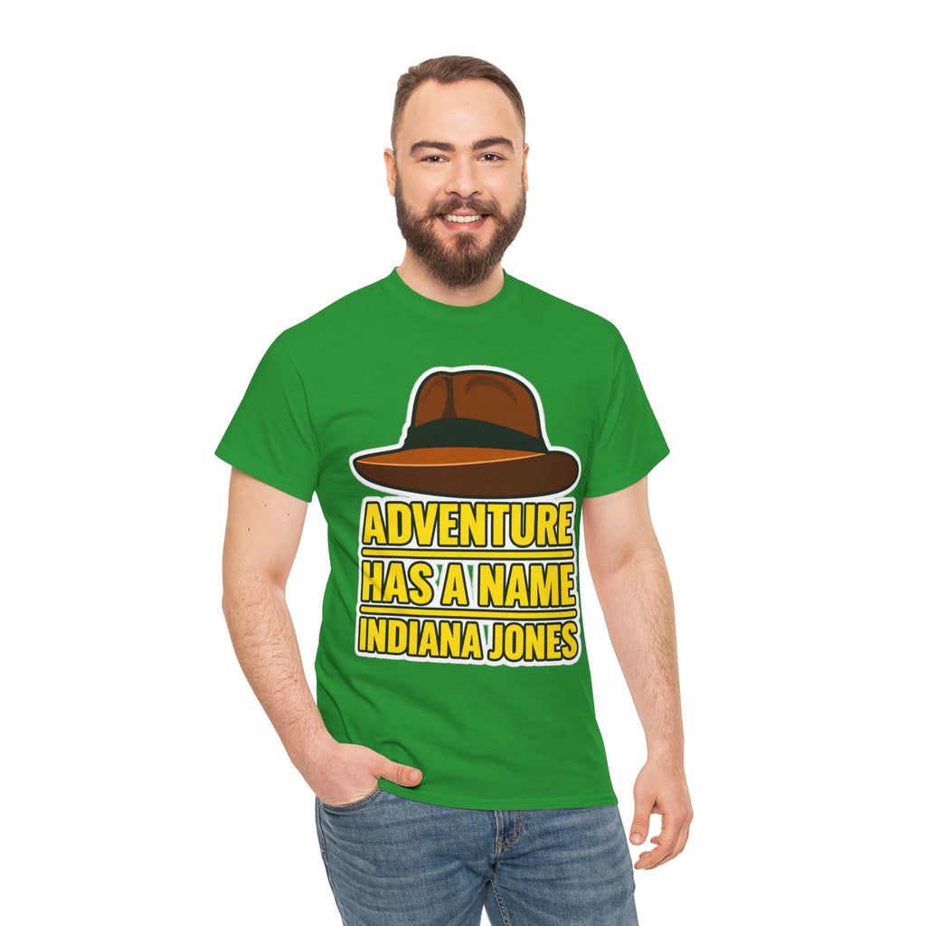 Adventure Has a Name Indiana Jones Graphic Cotton T-Shirt