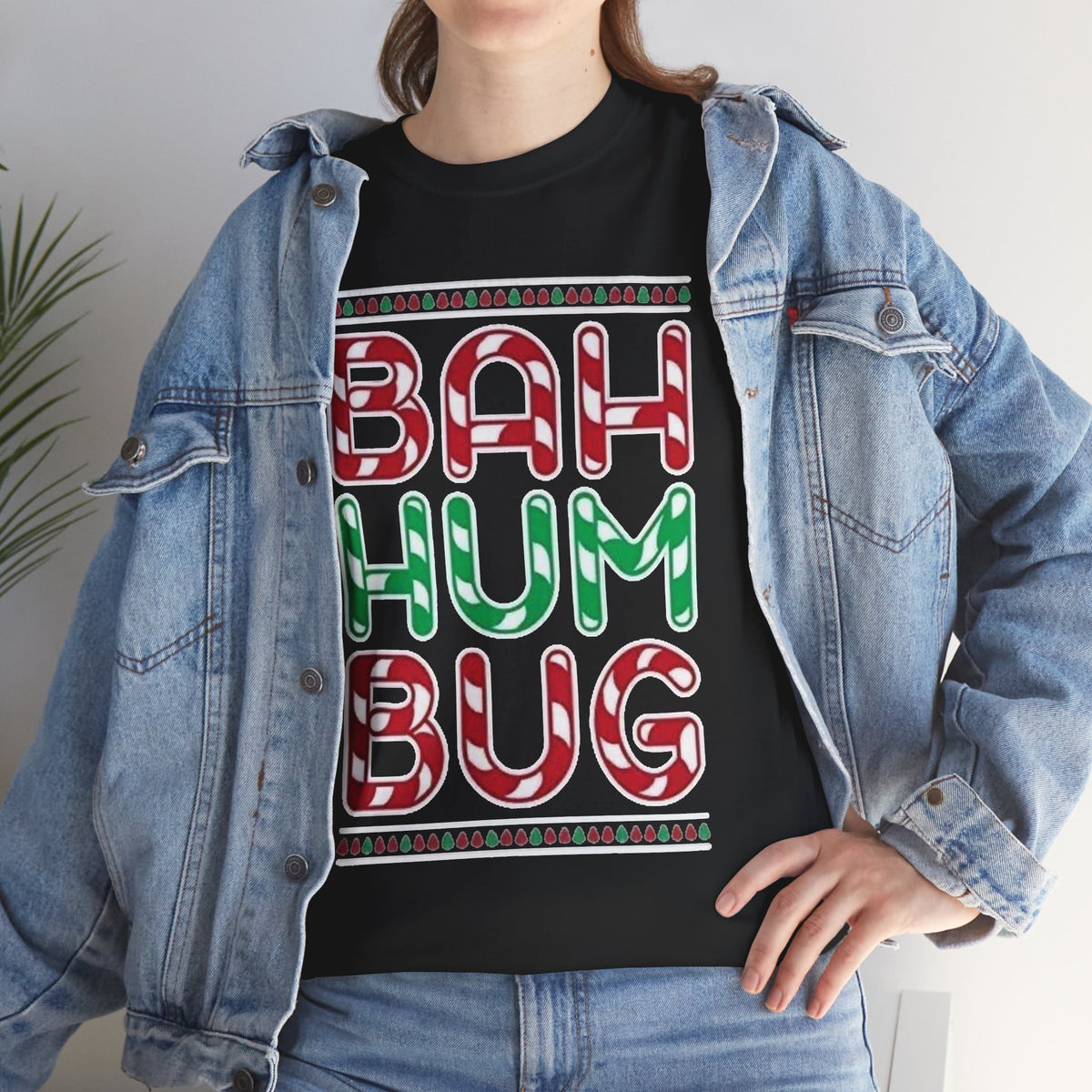Bah Humbug Christmas Cotton T-Shirt