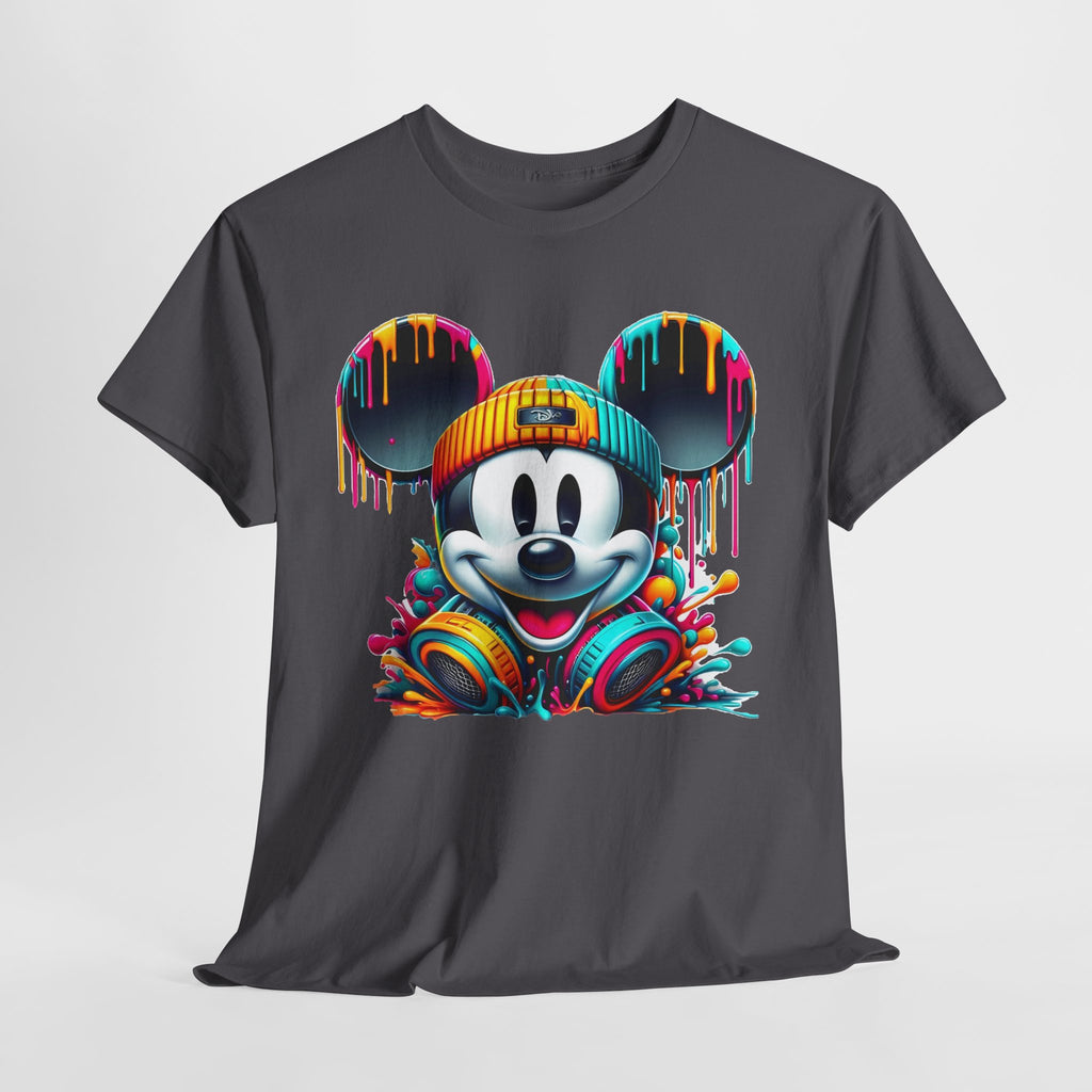 Mickey Graphic Tee — Colorful Street Art Mouse Character T-Shirt