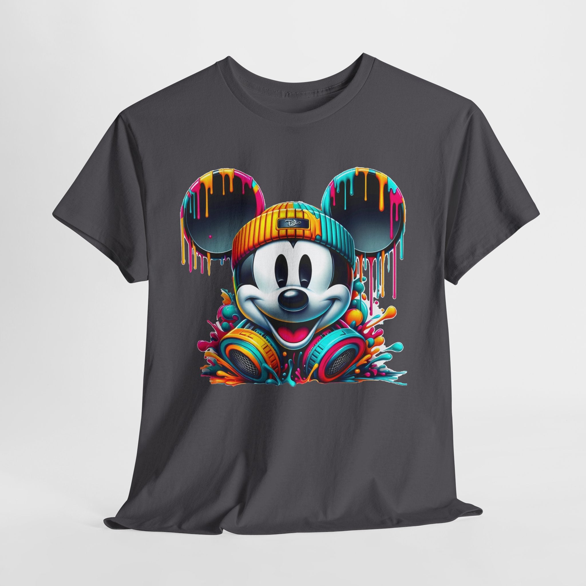 Mickey Graphic Tee — Colorful Street Art Mouse Character T-Shirt