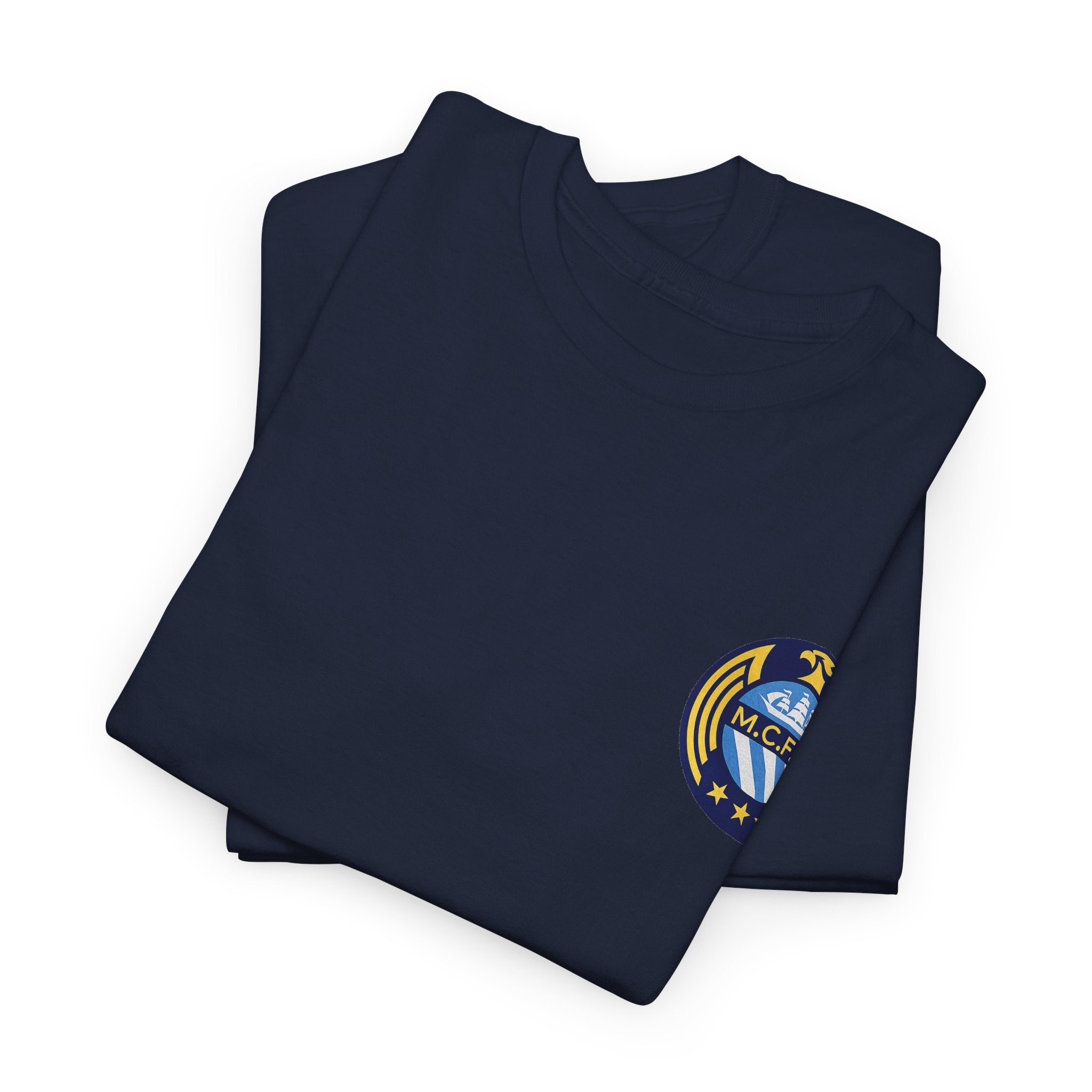 MCFC Unofficial Crest / Badge Tee — Nautical Compass Emblem Shirt