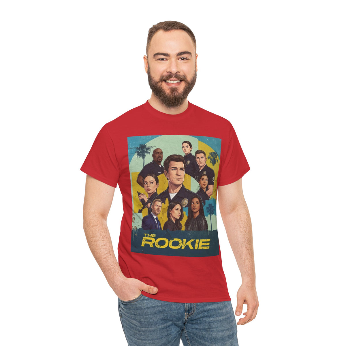 The Rookie TV Cast Graphic Tee — Vintage Poster Style Shirt