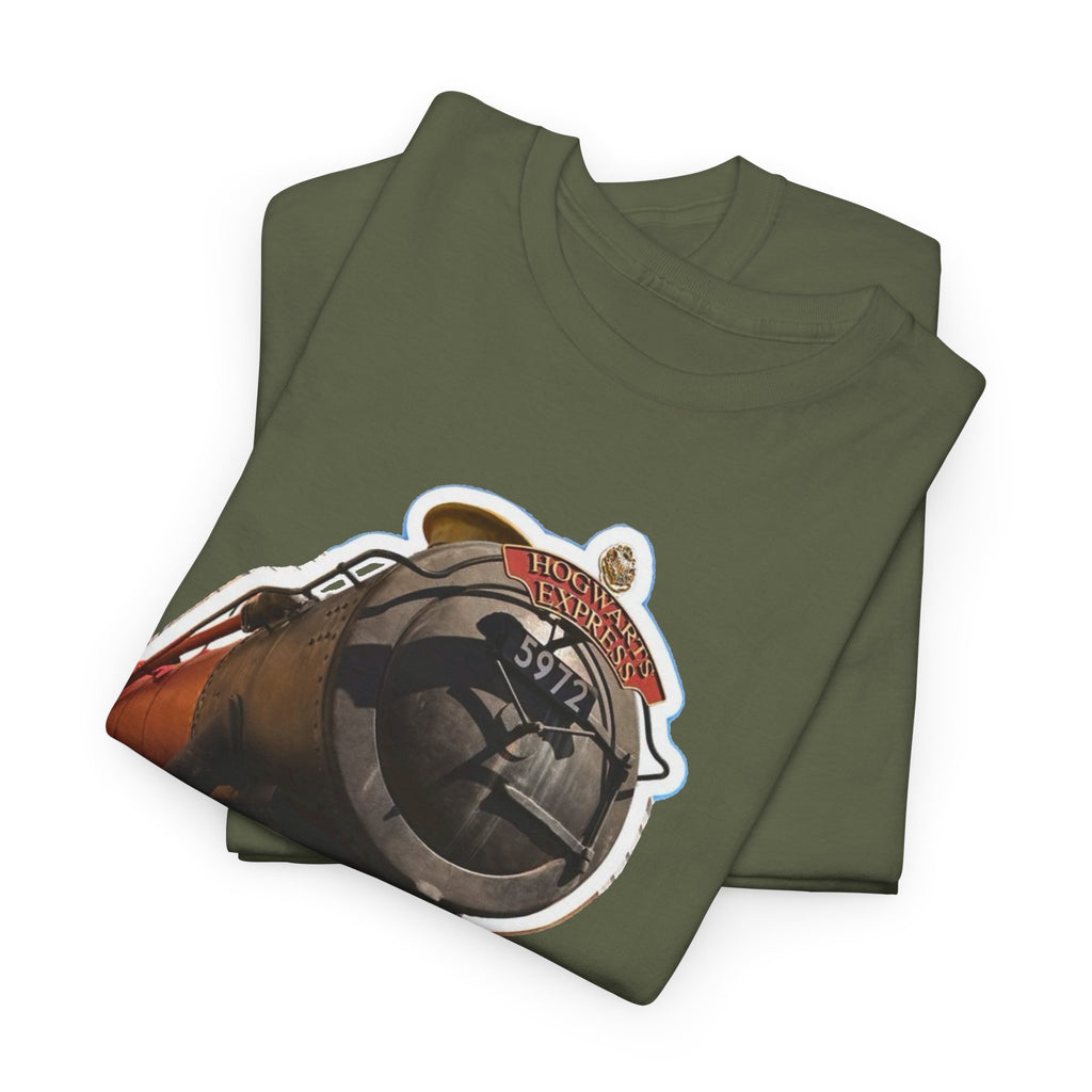 Hogwarts Express Steam Engine Train T-Shirt – Vintage Locomotive Graphic Tee