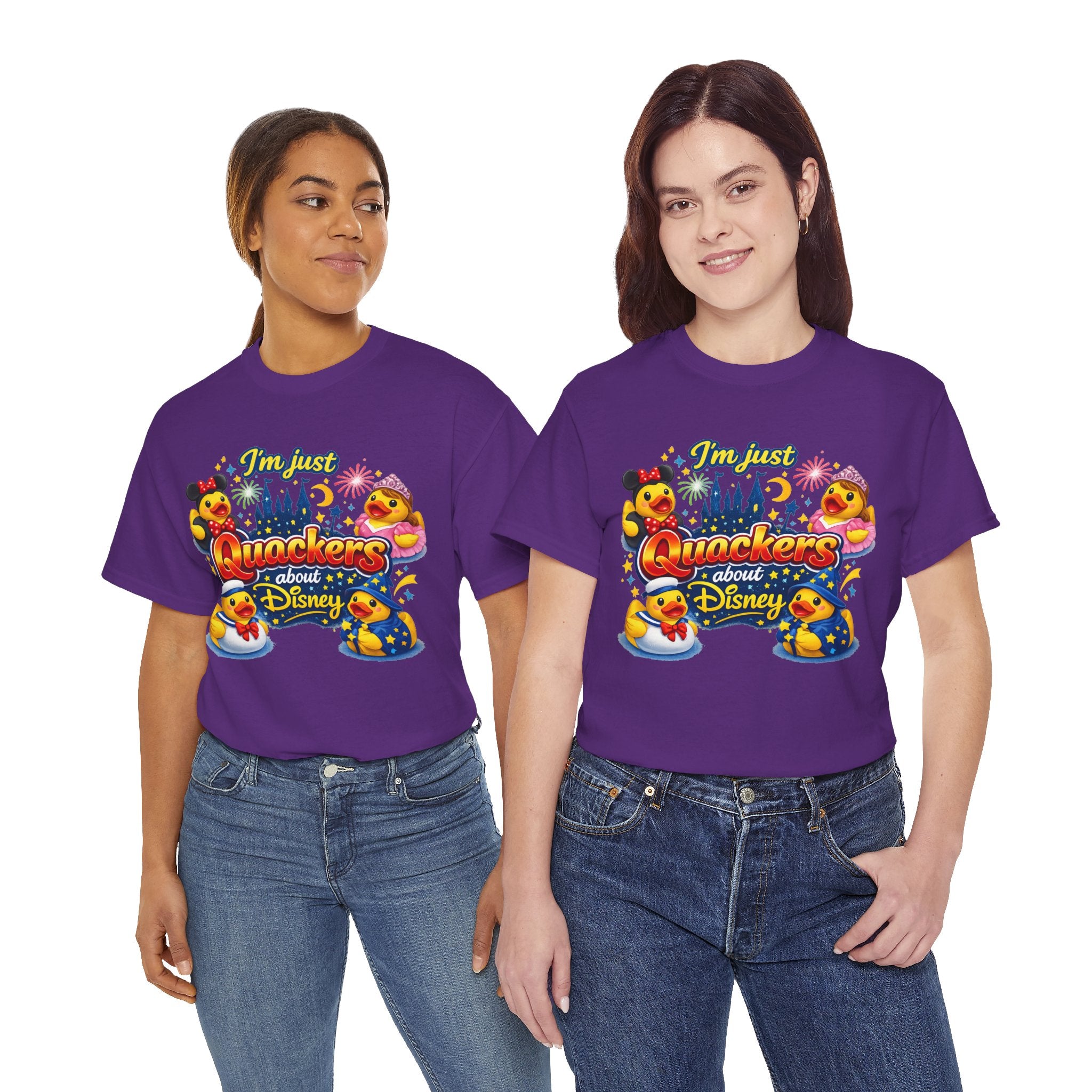 Quackers About Disney Rubber Duck Tee — "I'm Just Quackers About Disney" Graphic T-Shirt