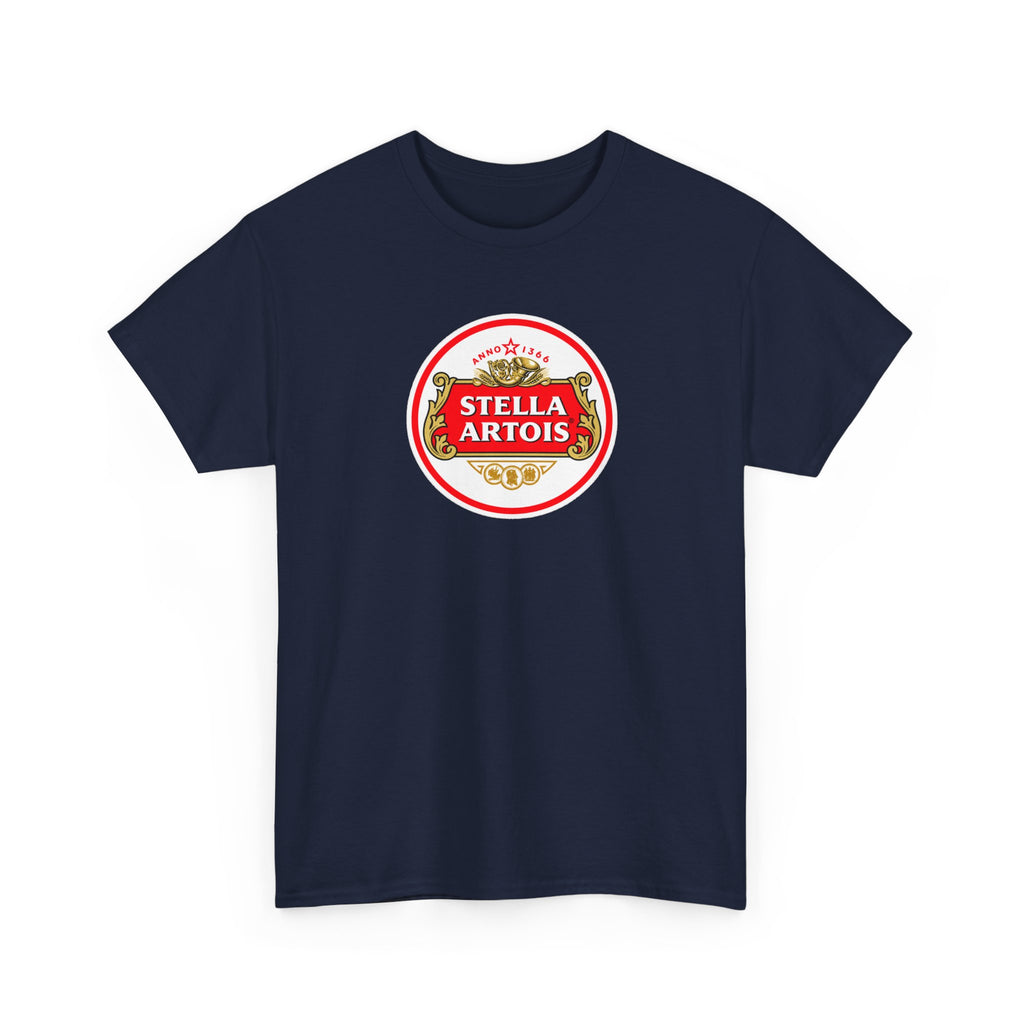 Beer Logo T-Shirt — Stella Artois Inspired Vintage Crest Tee