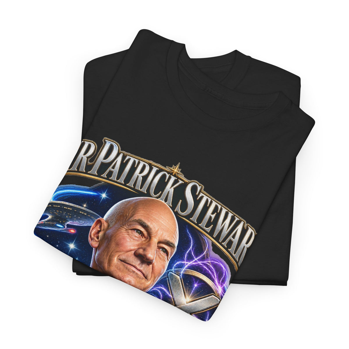 Sir Patrick Stewart Unisex Heavy Cotton Tee