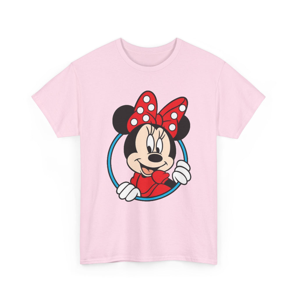 Minnie Mouse Retro Peeking Cotton T-Shirt / Tee
