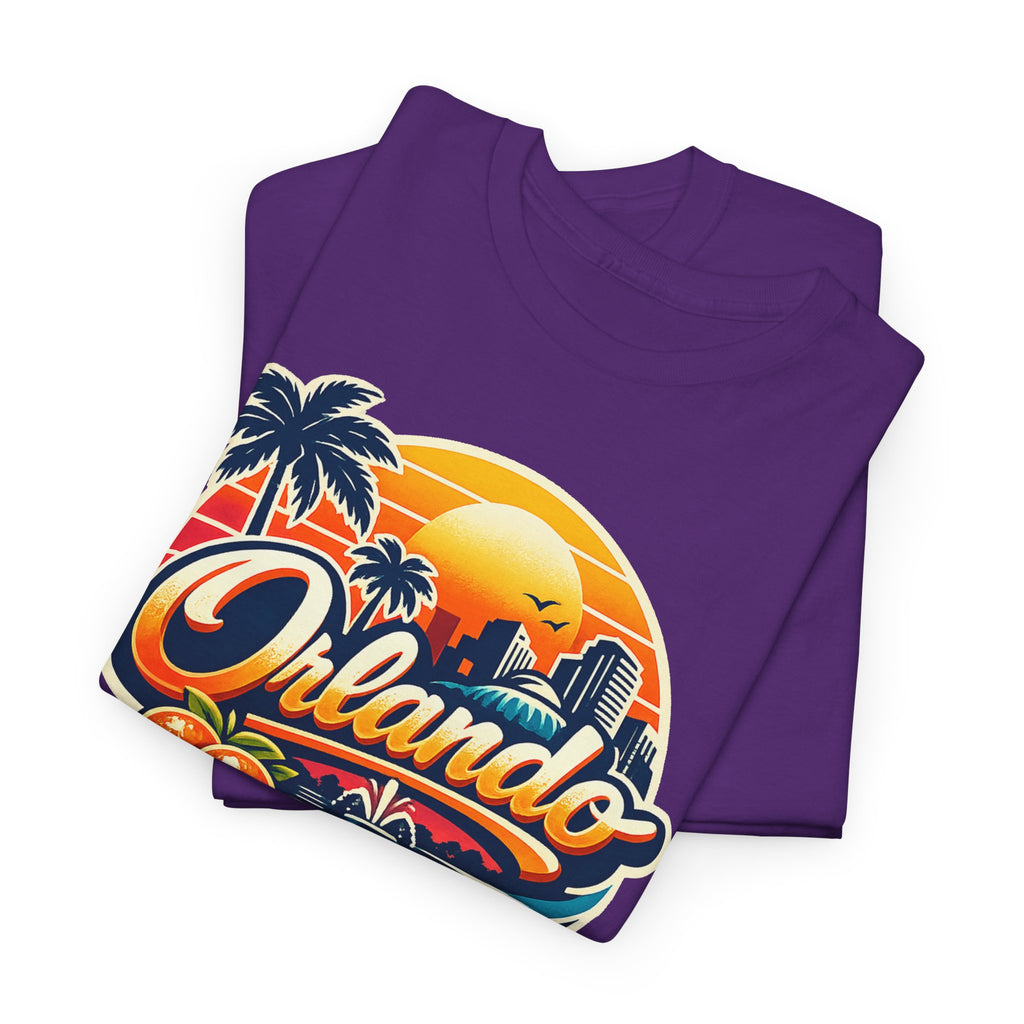 Orlando Retro Sunset T-Shirt — Vintage Florida Vacation Tee