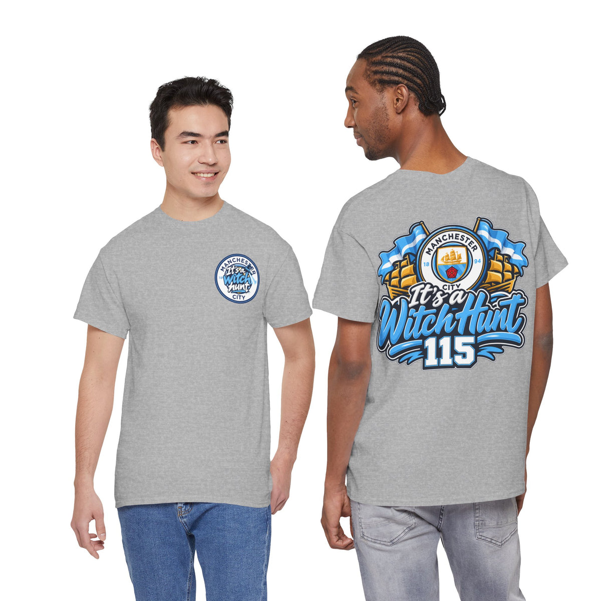 Manchester City It's a Witch Hunt 115 Cotton T-Shirt